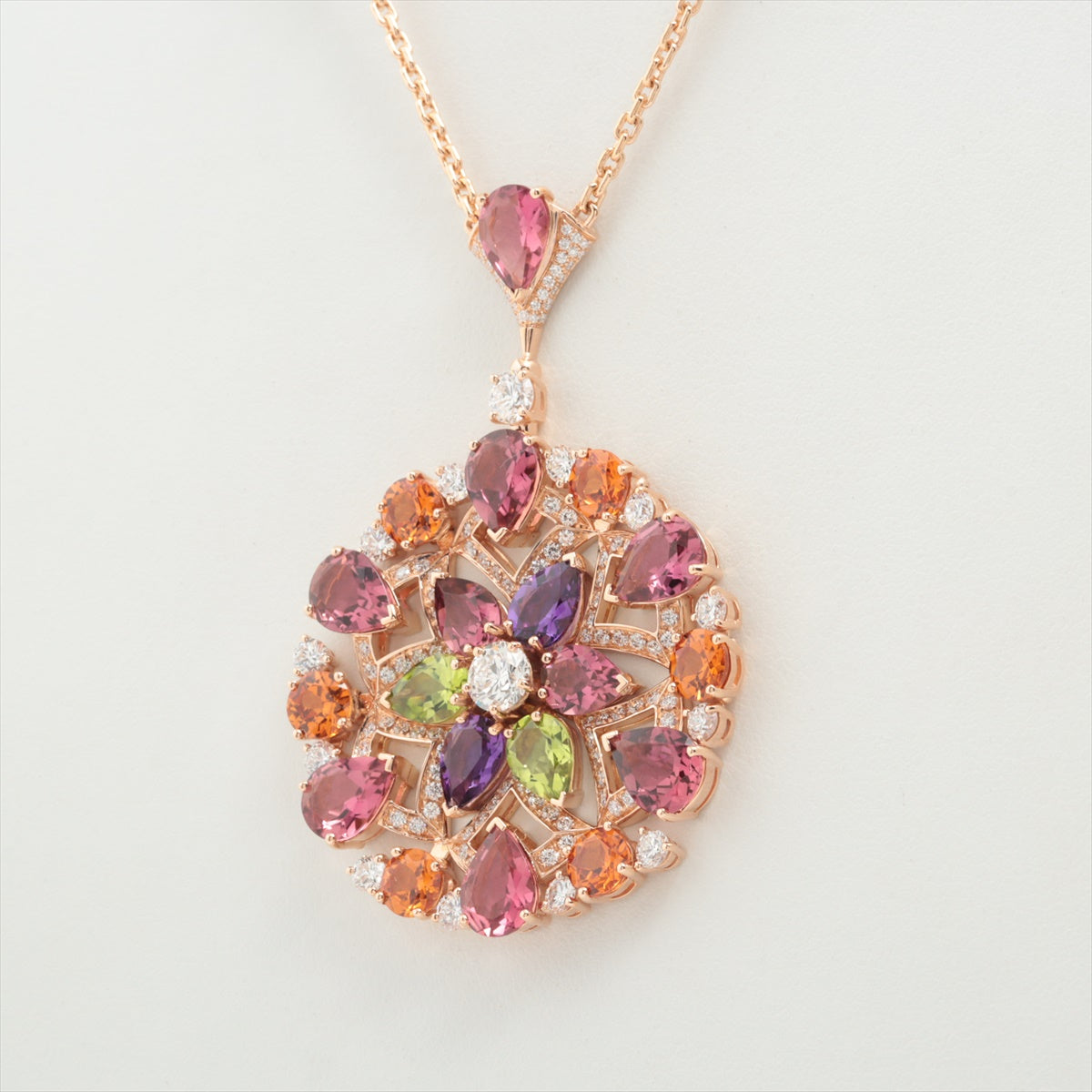 Bvlgari Diva Dream Colored stone Diamond Necklace 750(PG) 26.8g 355907