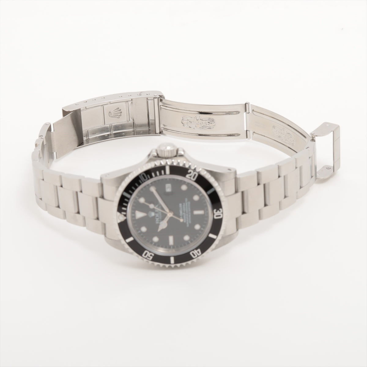 Rolex Sea-Dweller 16600 SS AT Black Dial 2 Extra Links