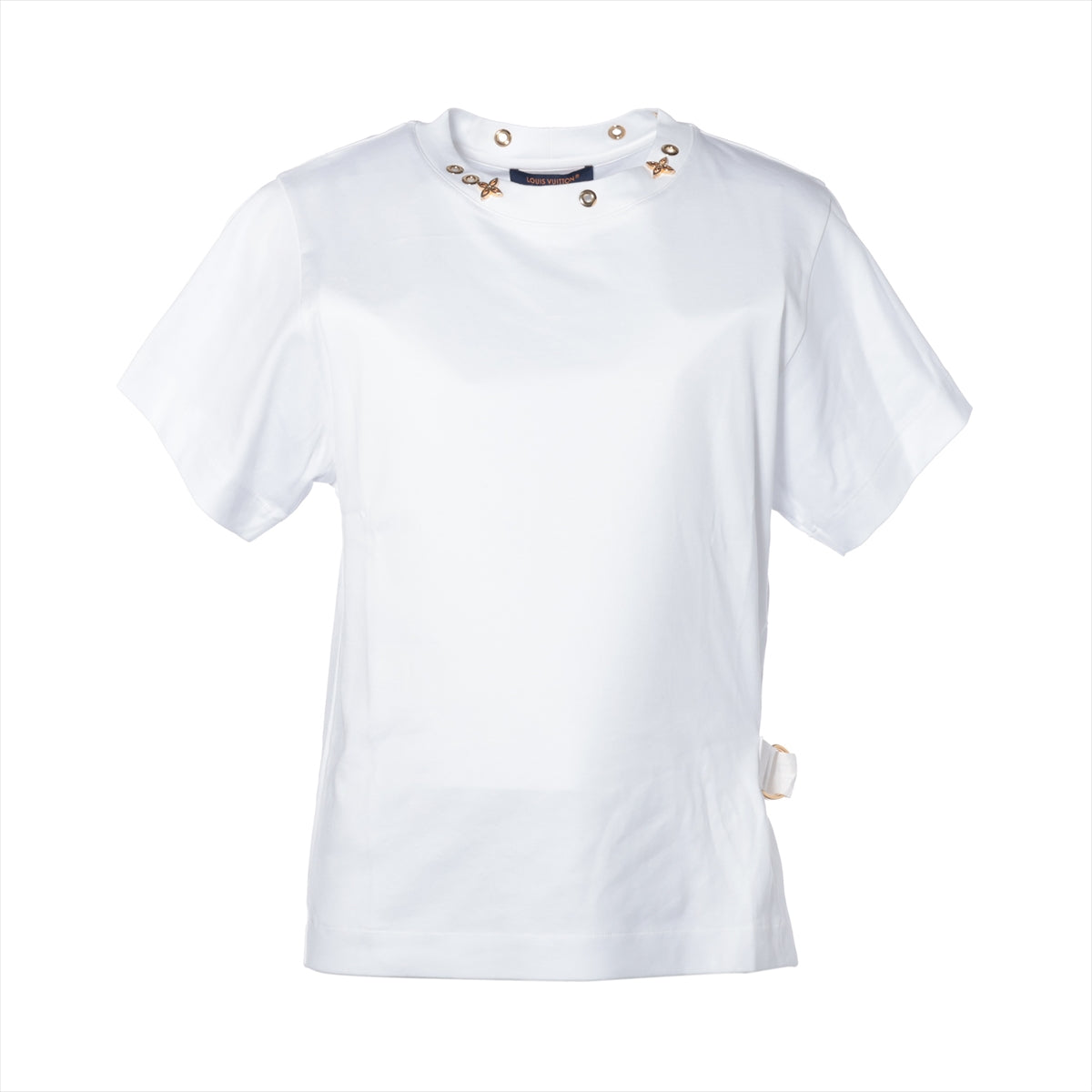 Louis Vuitton 23AW Cotton & silk T-shirt XS Ladies' White  RW232W