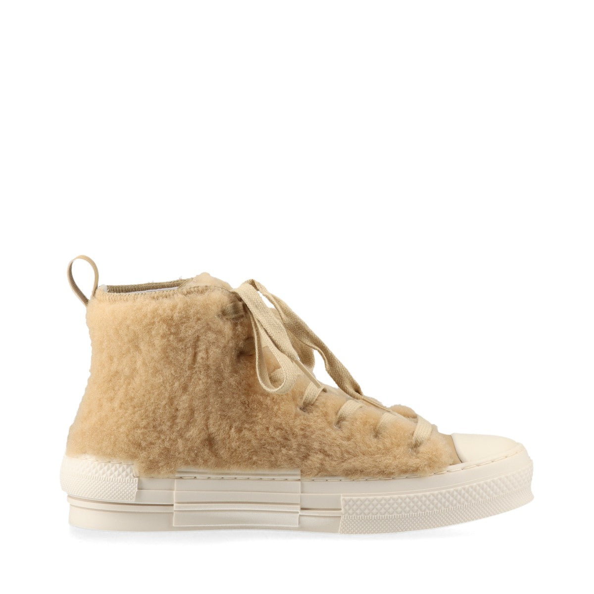 Dior x ERL Boa High-top Sneakers EU37 Ladies' Beige DC1022 rabbit motif Replacement string Box There is a bag