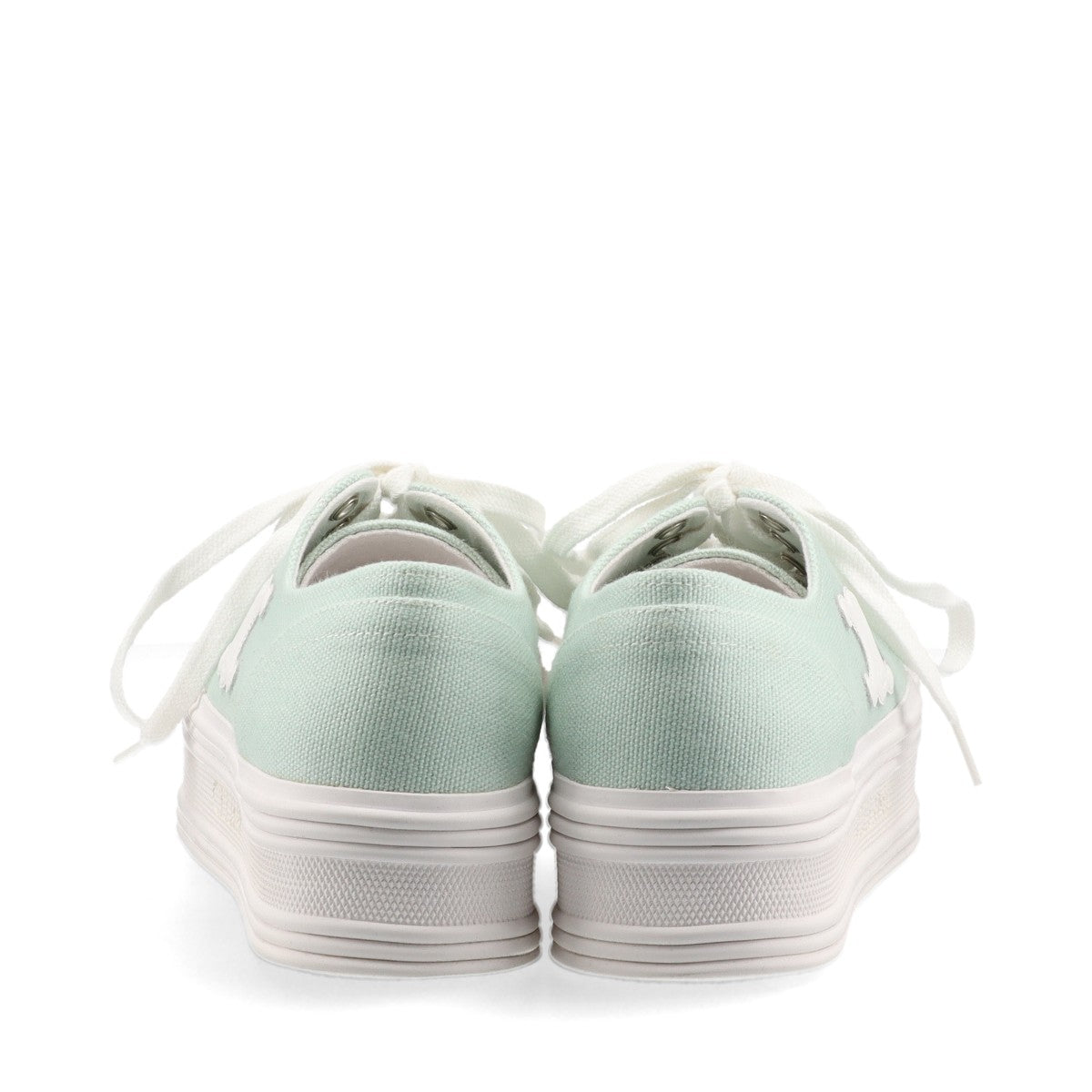 Celine  Jeanne canvas Sneakers 35 Ladies' Light Green Trion logo LK2025 Comes with box