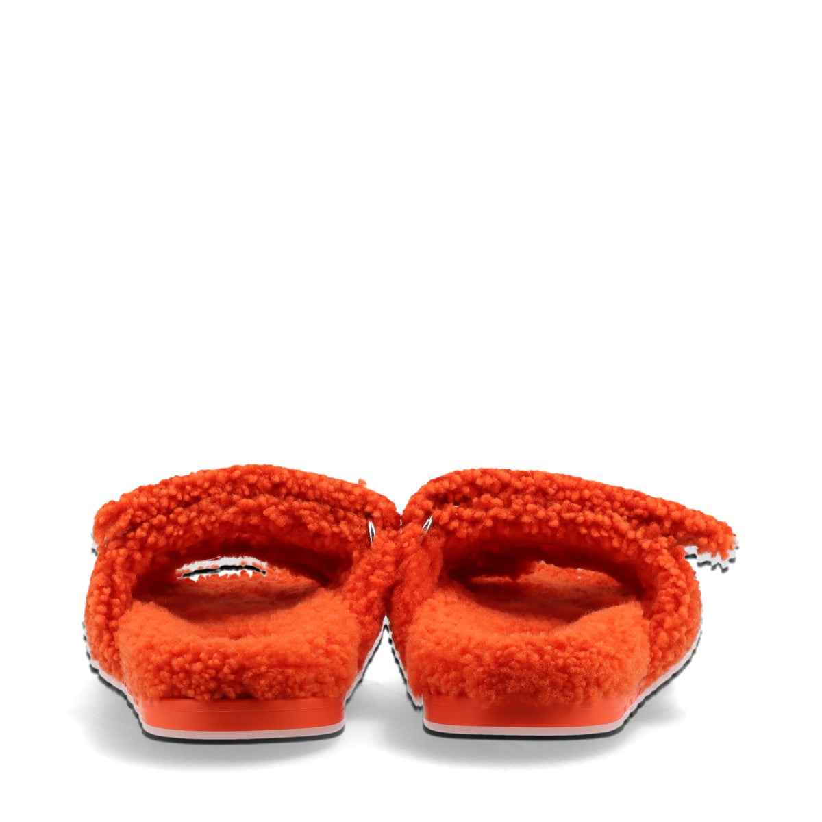 Hermès Cypre Boa Sandals Unknown size Ladies' Orange velcro strap