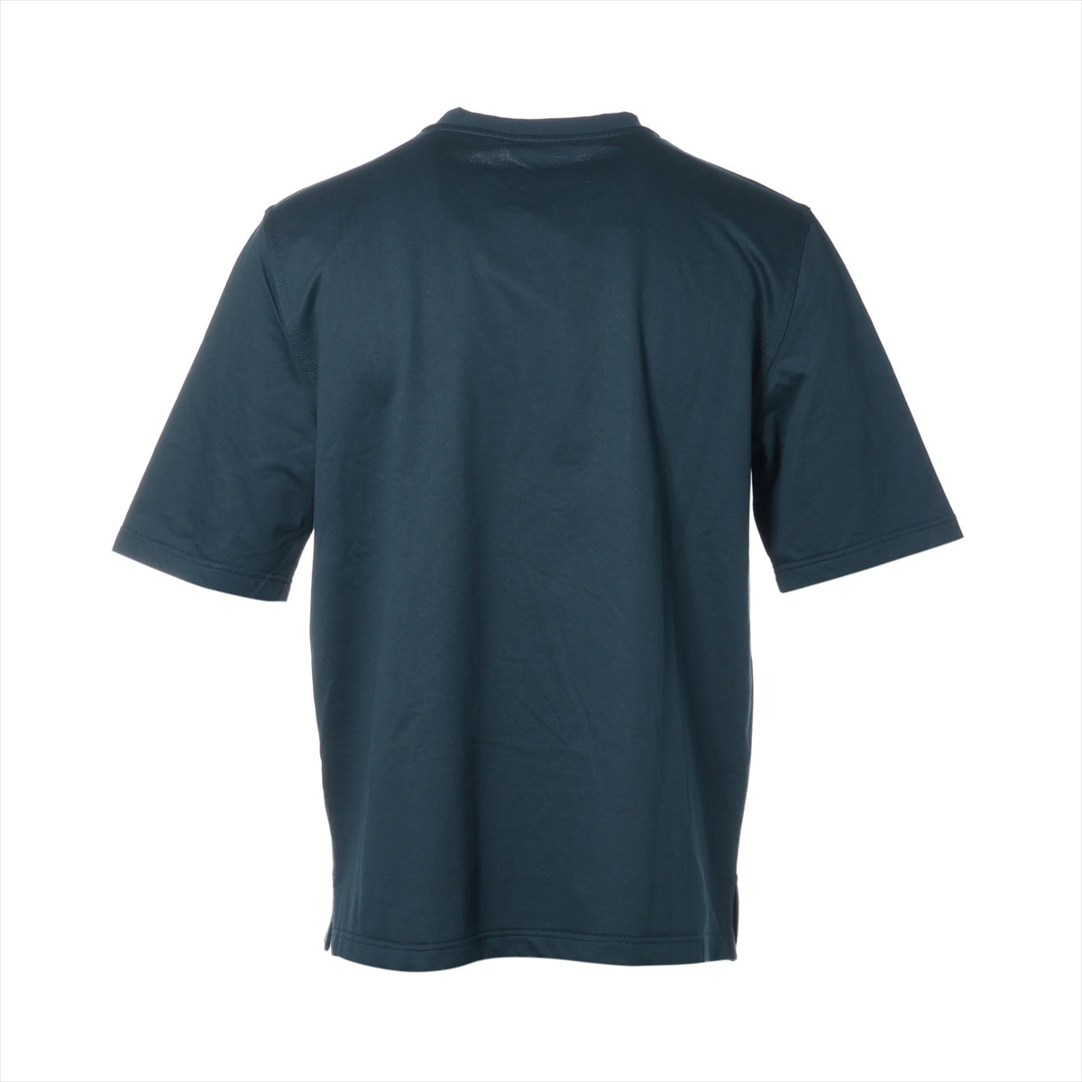 Hermès Cotton T-shirt S Men's Green  mini leather patch