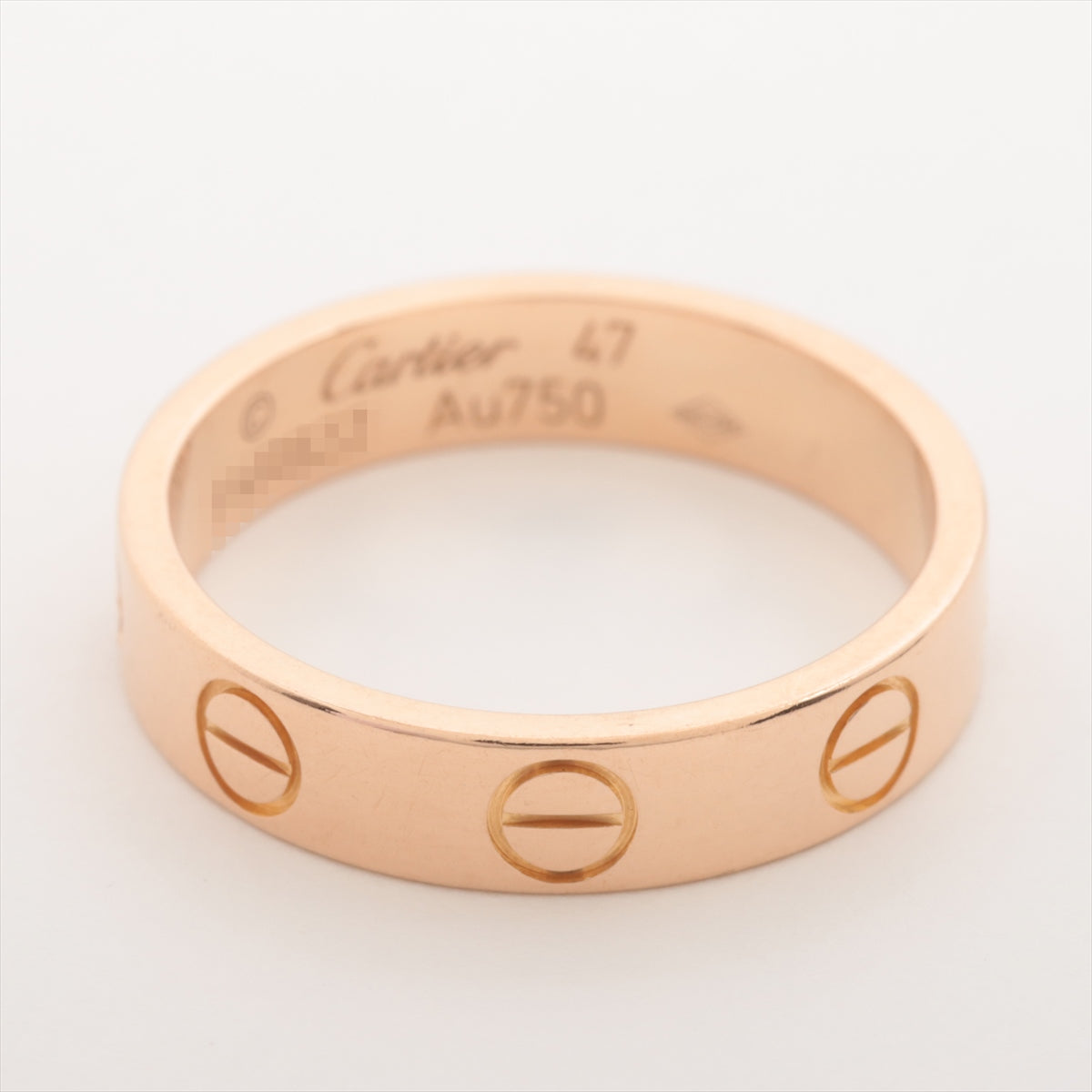 Cartier Mini Love Ring 750(PG) 2.9g 47