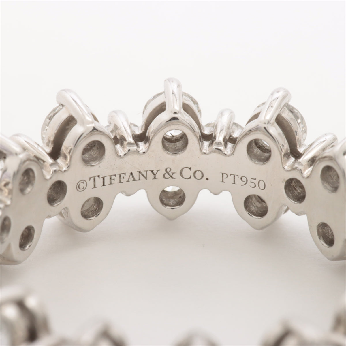 Tiffany Aria Diamond Ring Pt950 6.7g