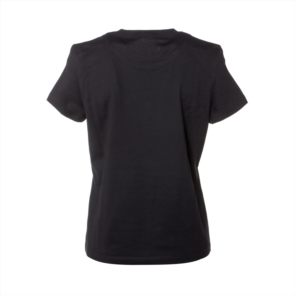 Hermès 23AW Cotton T-shirt 36 Ladies' Black  4E4615DA H logo embroidery with tag