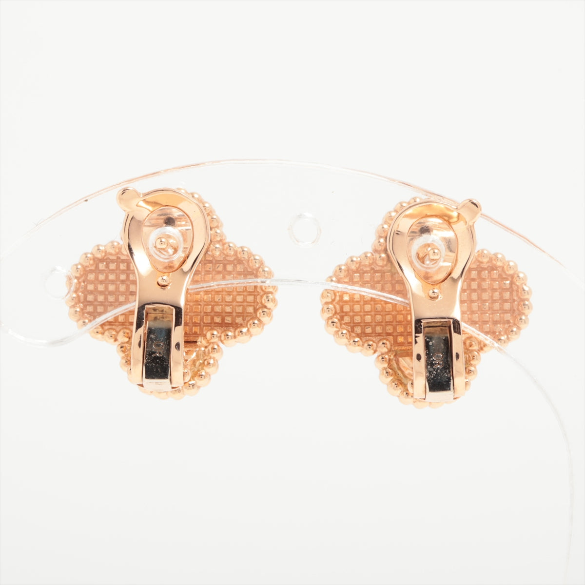 Van Cleef & Arpels Vintage Alhambra Earrings 750(PG) 9.2g VCARN9T400