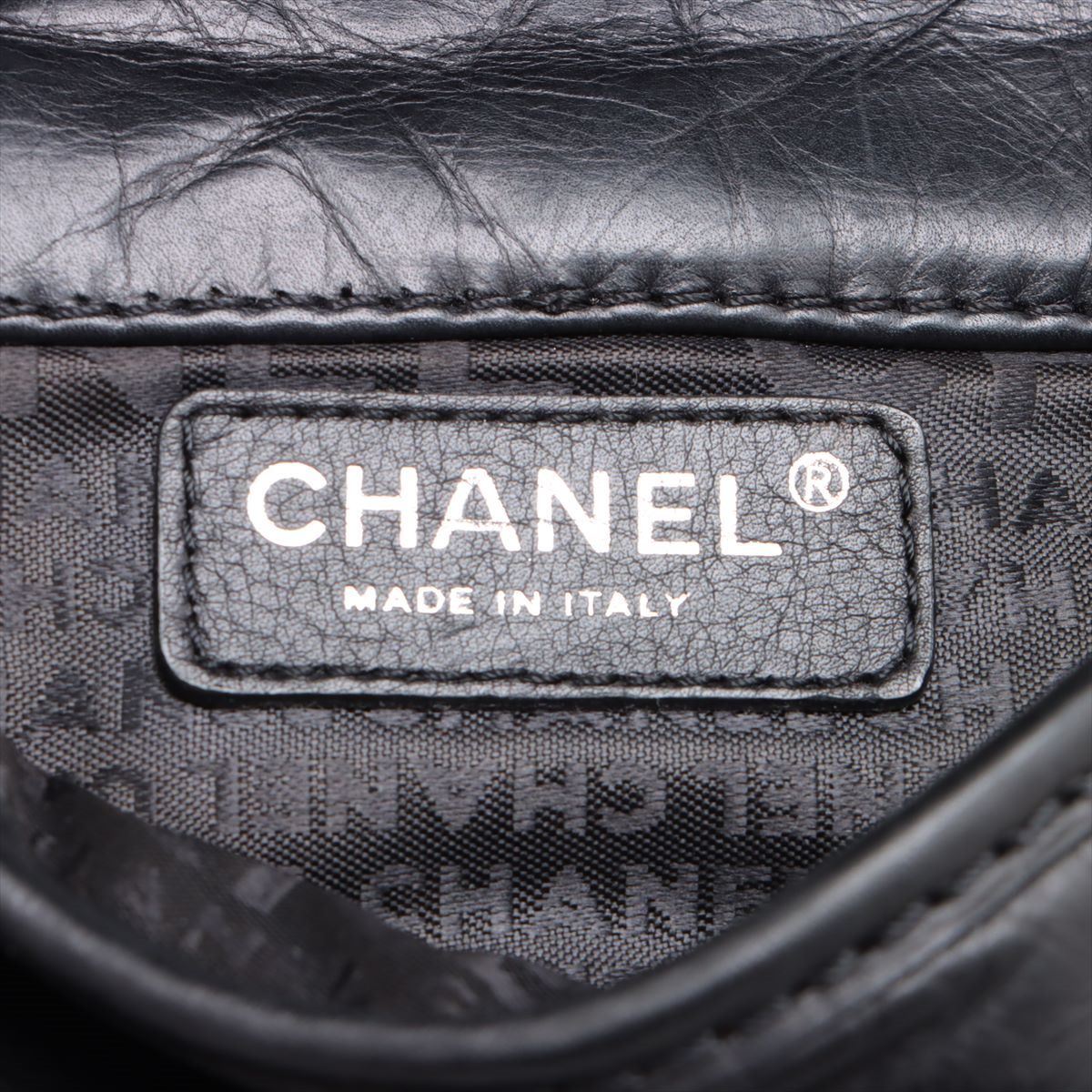 Chanel Logo Vintage calf Waist Bag Black Silver Metal Fittings 10XXXXXX