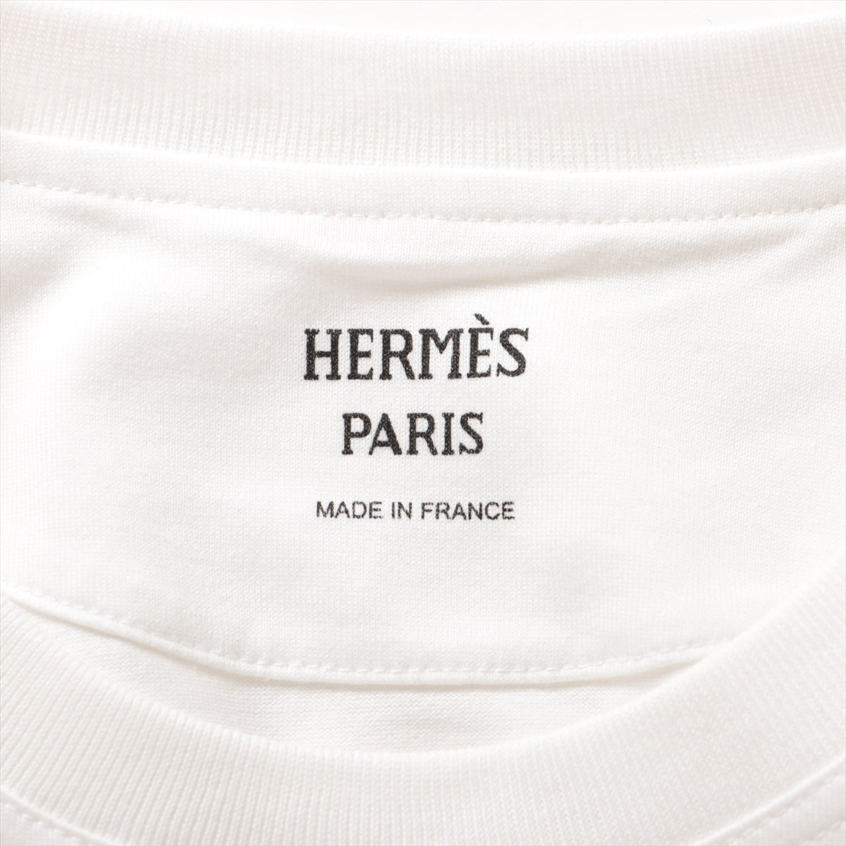 Hermès 22SS Cotton T-shirt 36 Ladies' White  26-7720 Granturalara