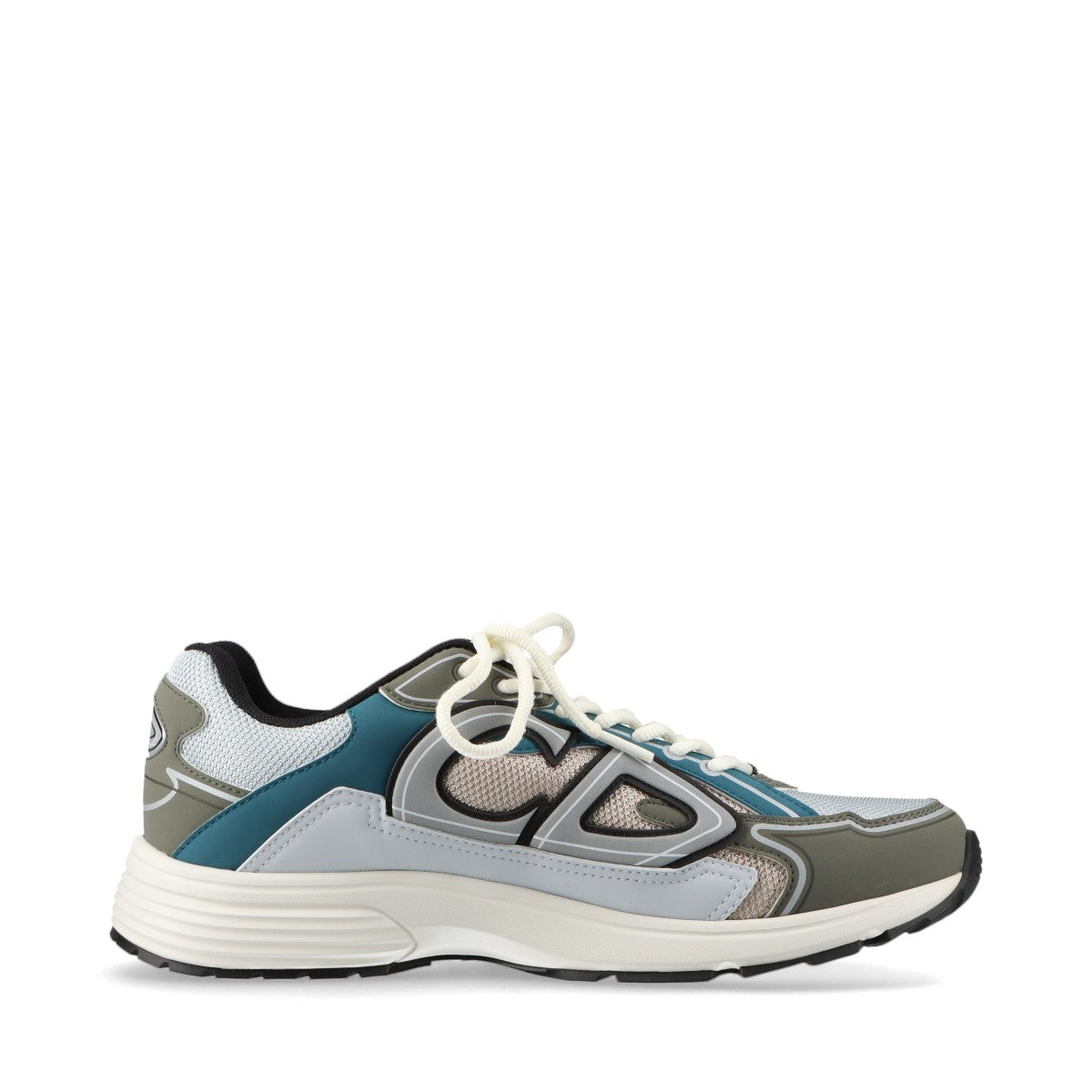 Dior B30 Mesh x leather Sneakers 42 Men's Blue x gray DC1121 Replaceable cord Box There is a storage bag