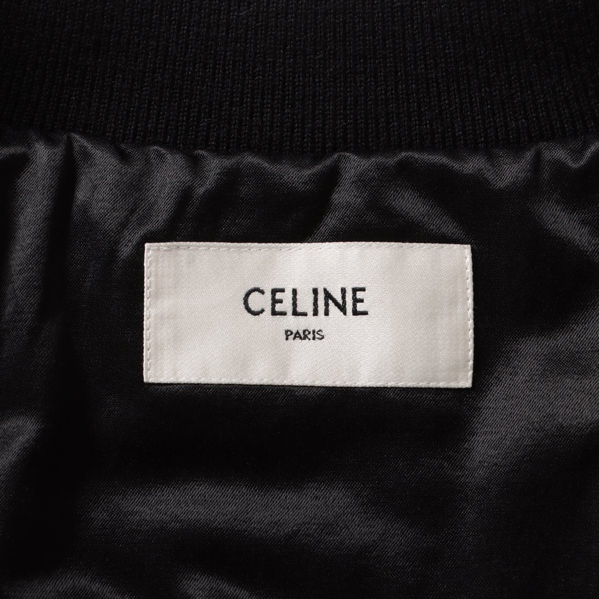 Celine 22AW Nylon Blouson 46 Men's Black  2W750048S BOY DOLL teddy jacket