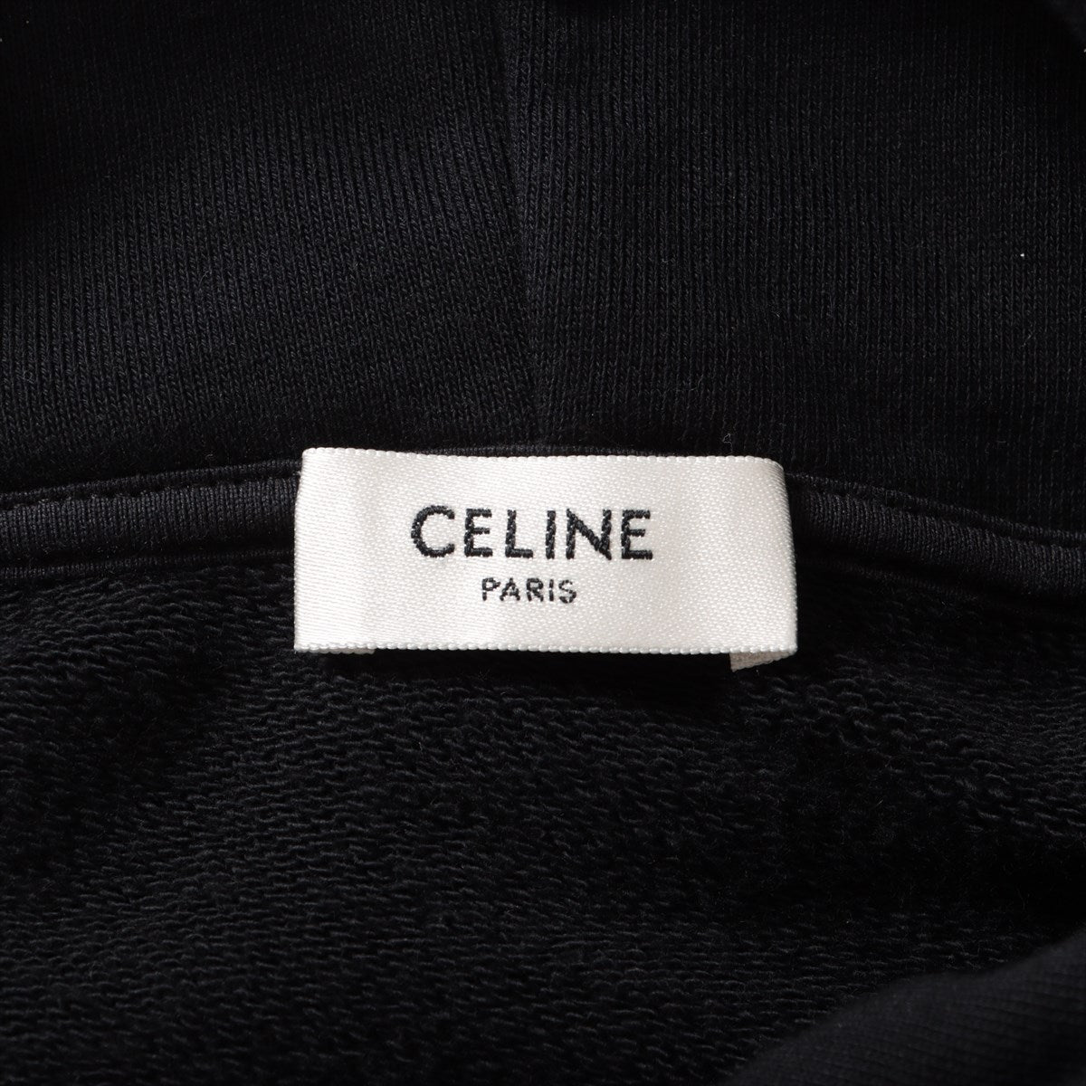 Celine Hedi Period Cotton Parker S Men's Black  2Y753670Q gradient logo