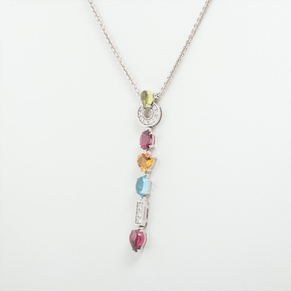 Bvlgari Allegra Multicolor Diamond Necklace 750(WG) 16.2g