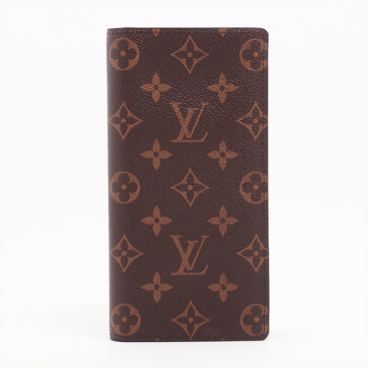Louis Vuitton Monogram Portefeuille Brazza M66540 Brown Wallet Responsive RFID