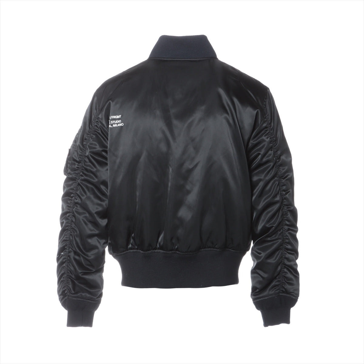 Moncler Genius Fragment RASSOS 21 years Nylon Down jacket 2 Men's Black  MA-1 Hiroshi Fujiwara