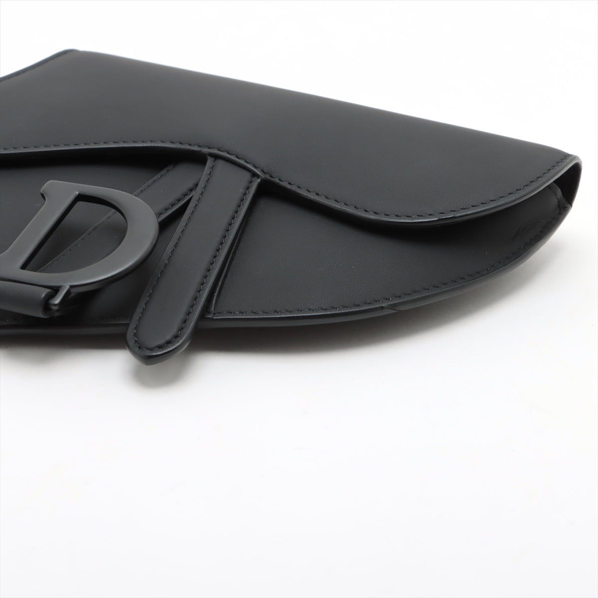 Christian Dior Saddle Leather Sling backpack Black