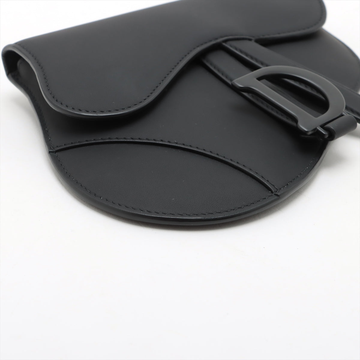 Christian Dior Saddle Leather Sling backpack Black
