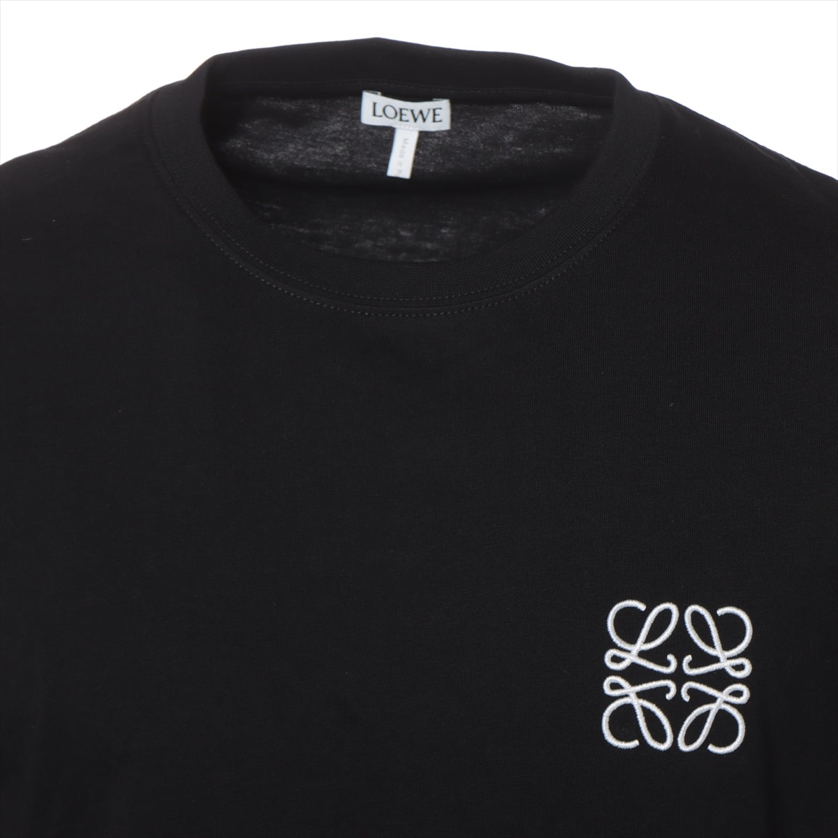 Loewe Anagram Cotton T-shirt S Men's Black  H526Y22X75