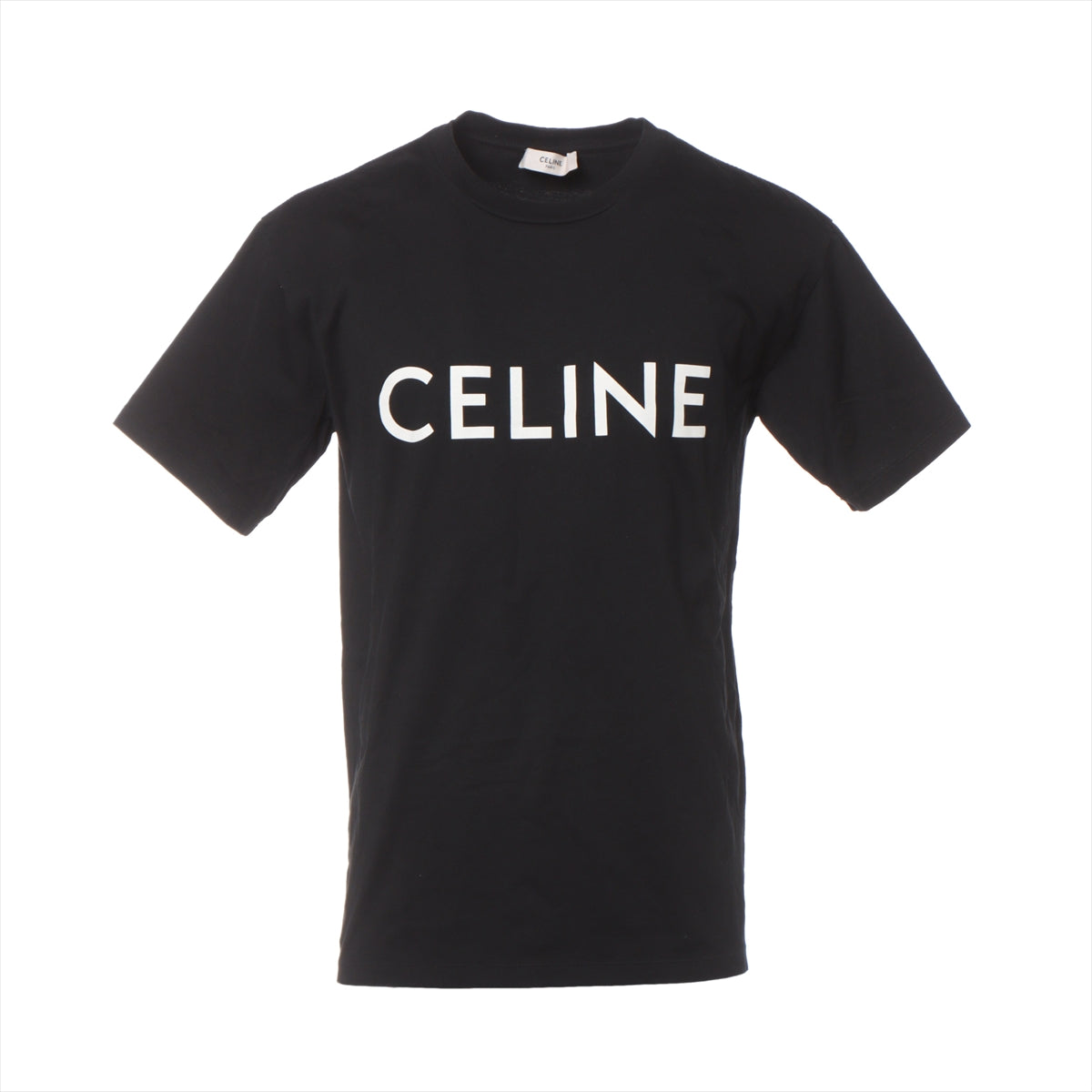 Celine Cotton T-shirt XS Men's Black  2X681671Q