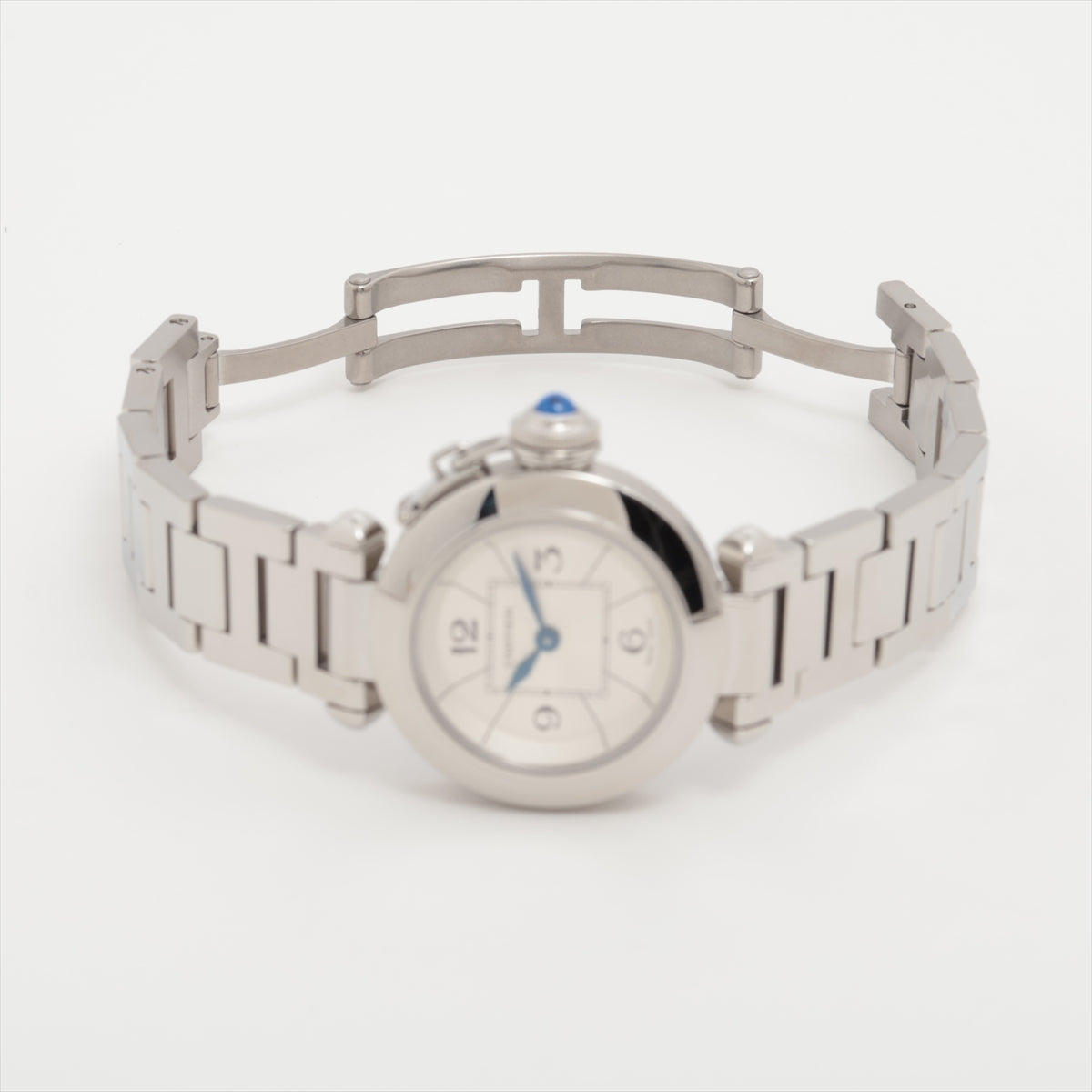 Cartier Miss Pasha W3140007 SS QZ Silver Dial 3 Extra Links