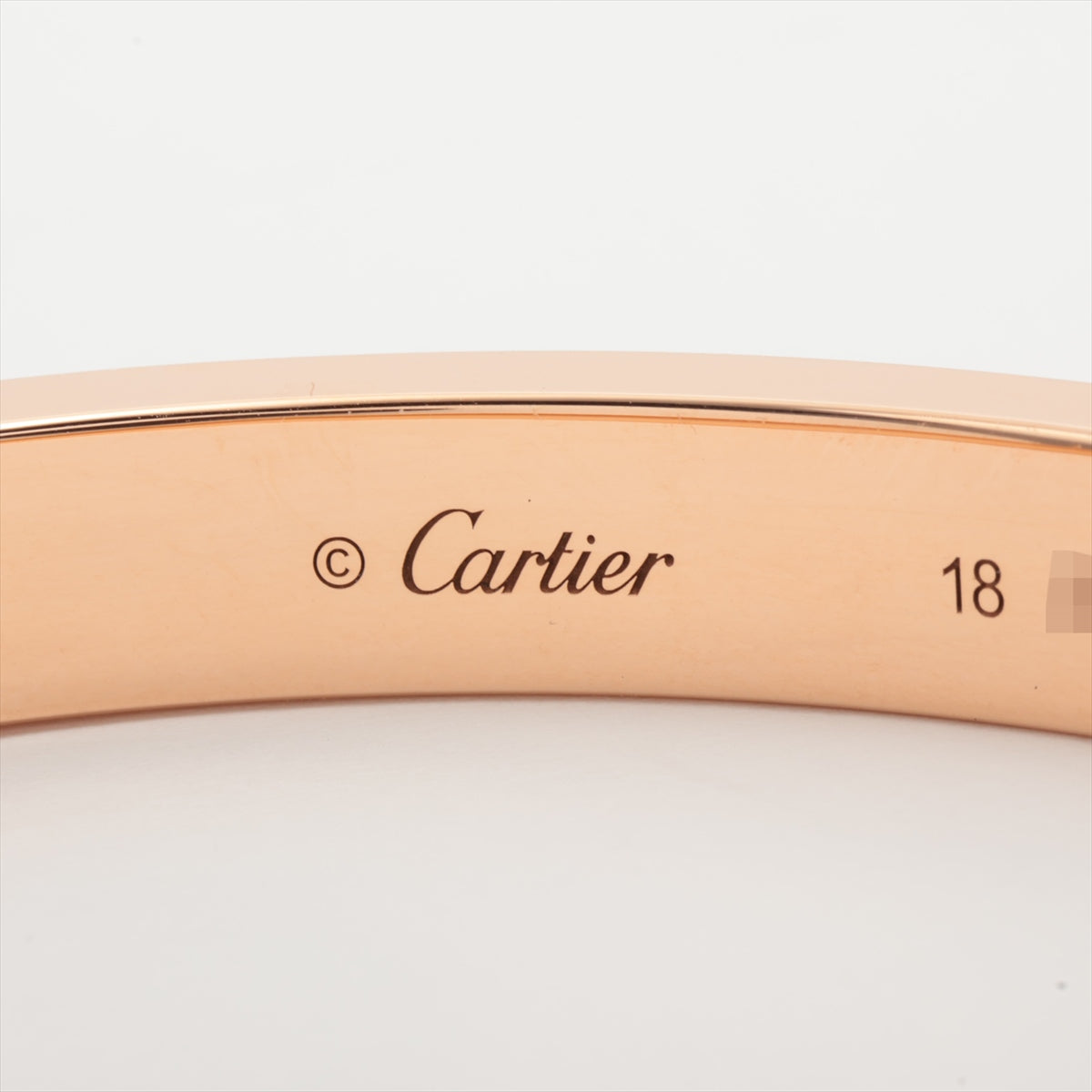 Cartier Love Pavé Diamond Bracelet 750(PG) 47.9g 47.9 18