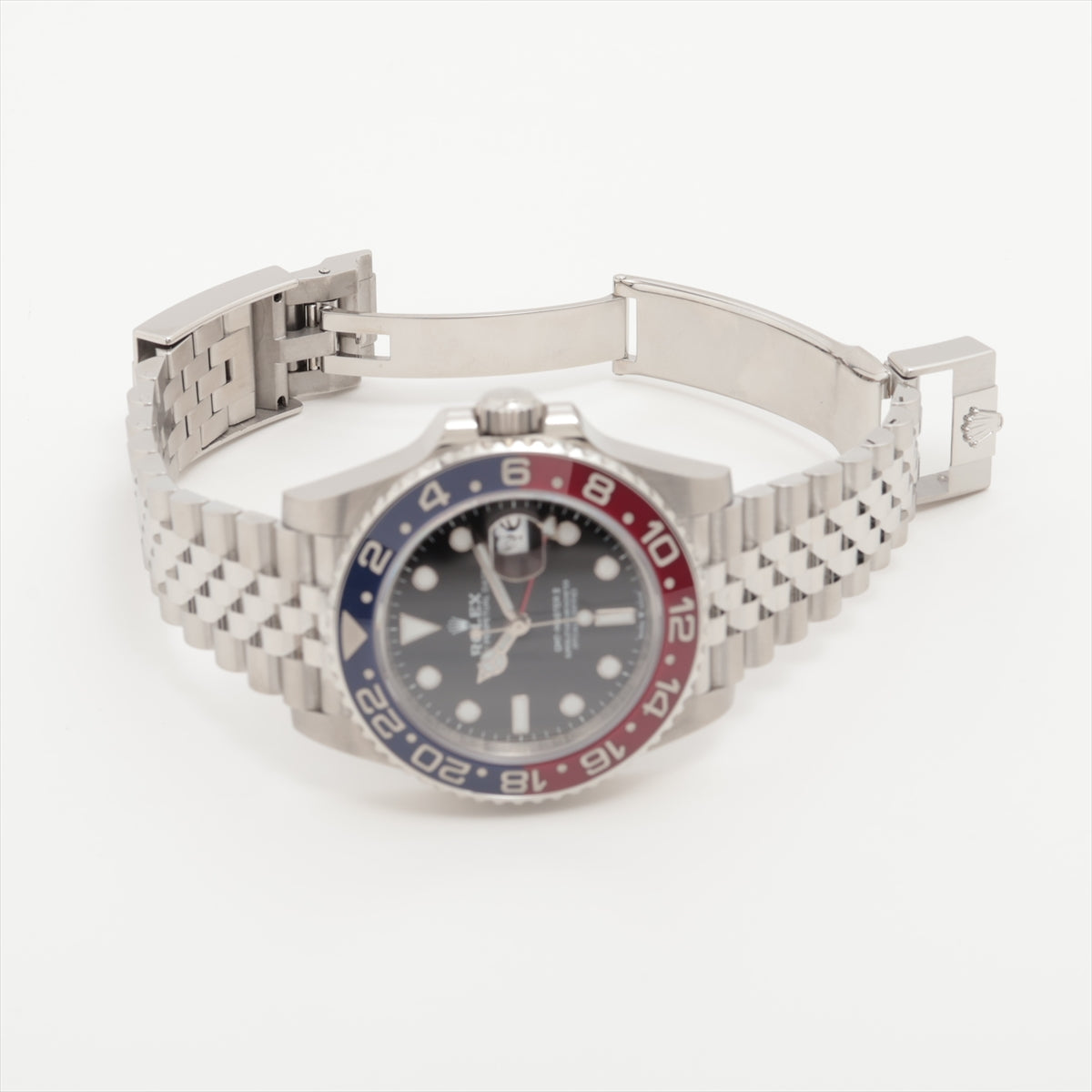 Rolex GMT Master II 126710BLRO SS AT Black Dial jubilee bracelet