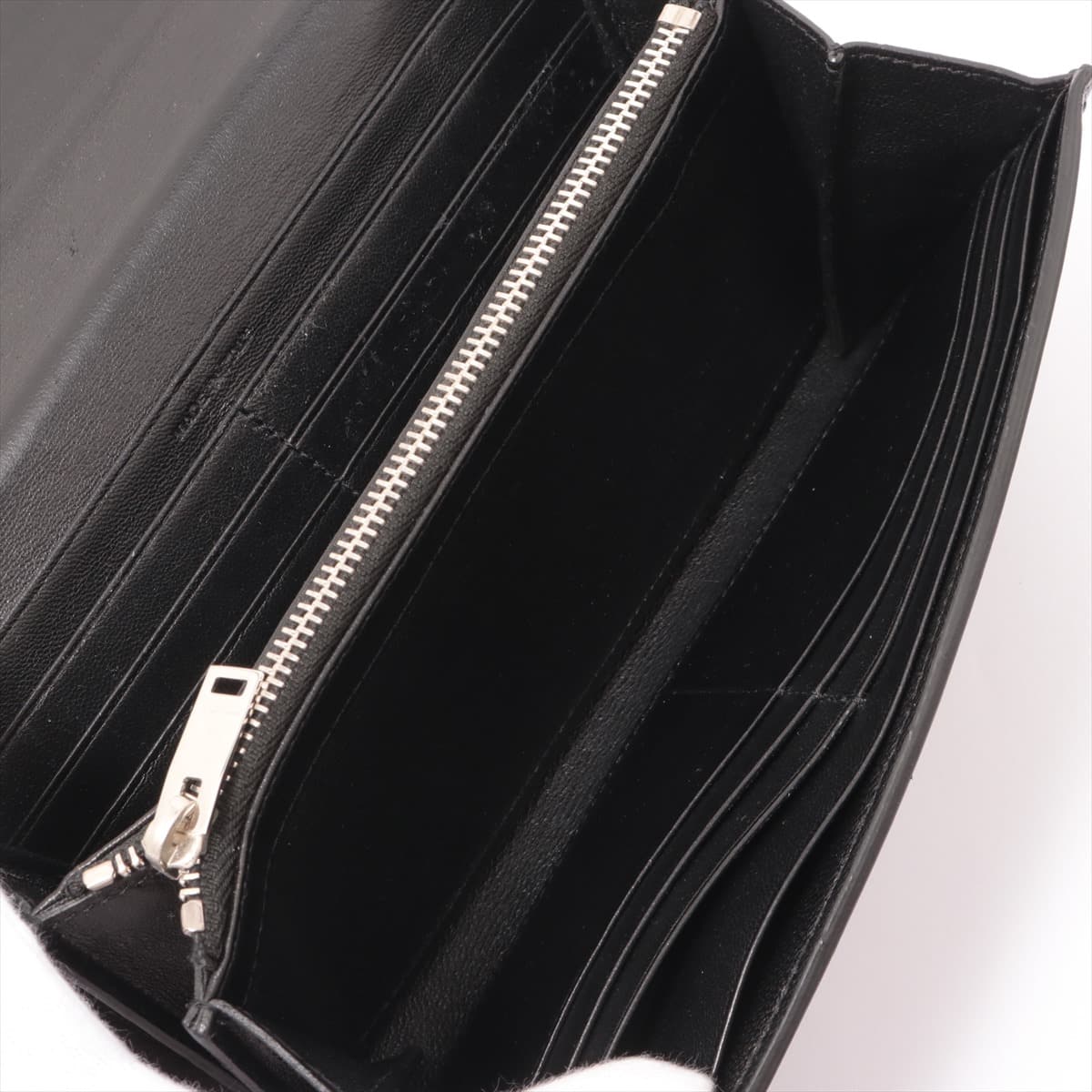 Saint Laurent Paris Leather Wallet Black
