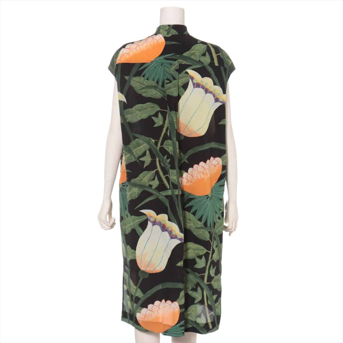 Hermès Silk Sleeveless dress 34 Ladies' Green