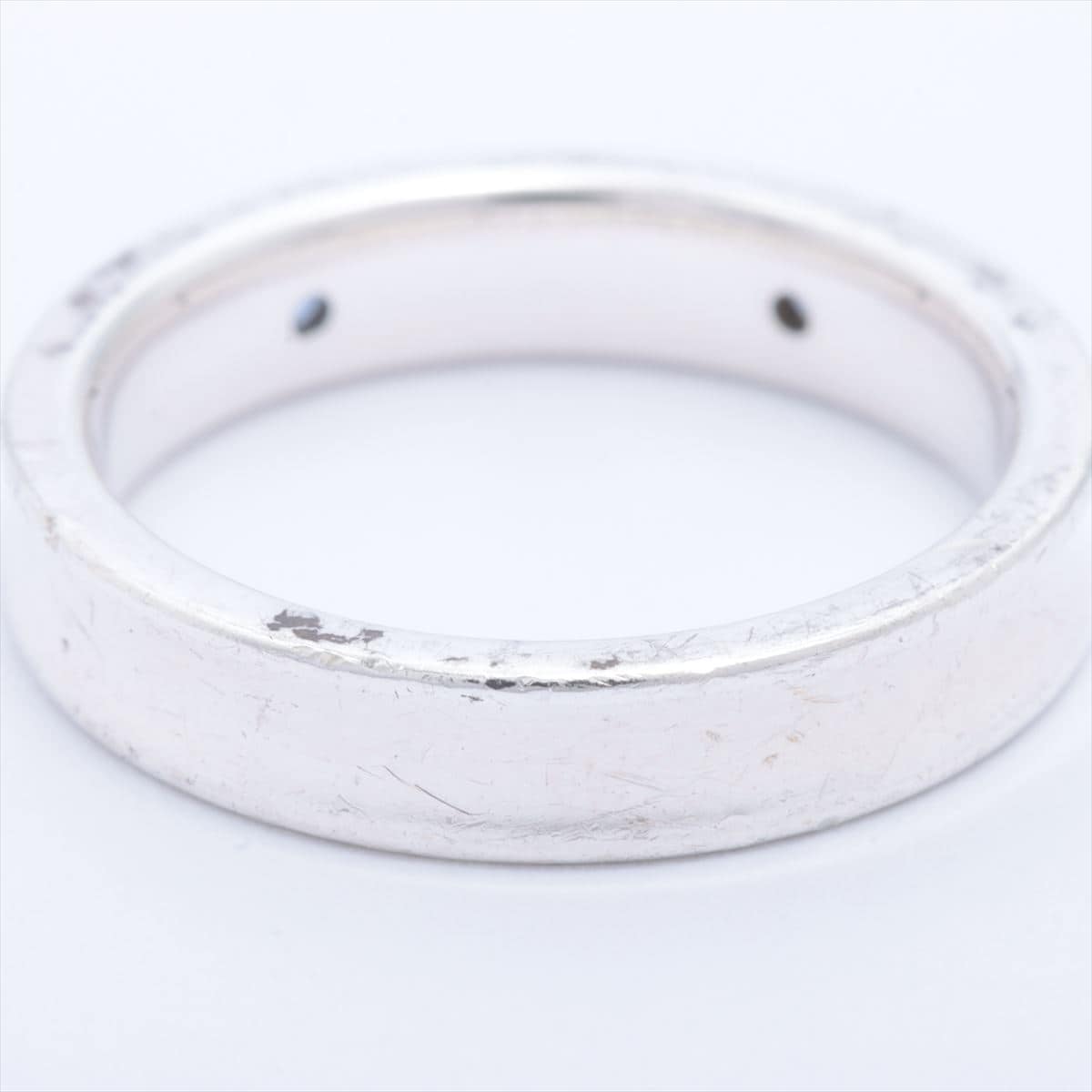 Tiffany 1837 Narrow rings 925 3.6g Silver sapphire 2P