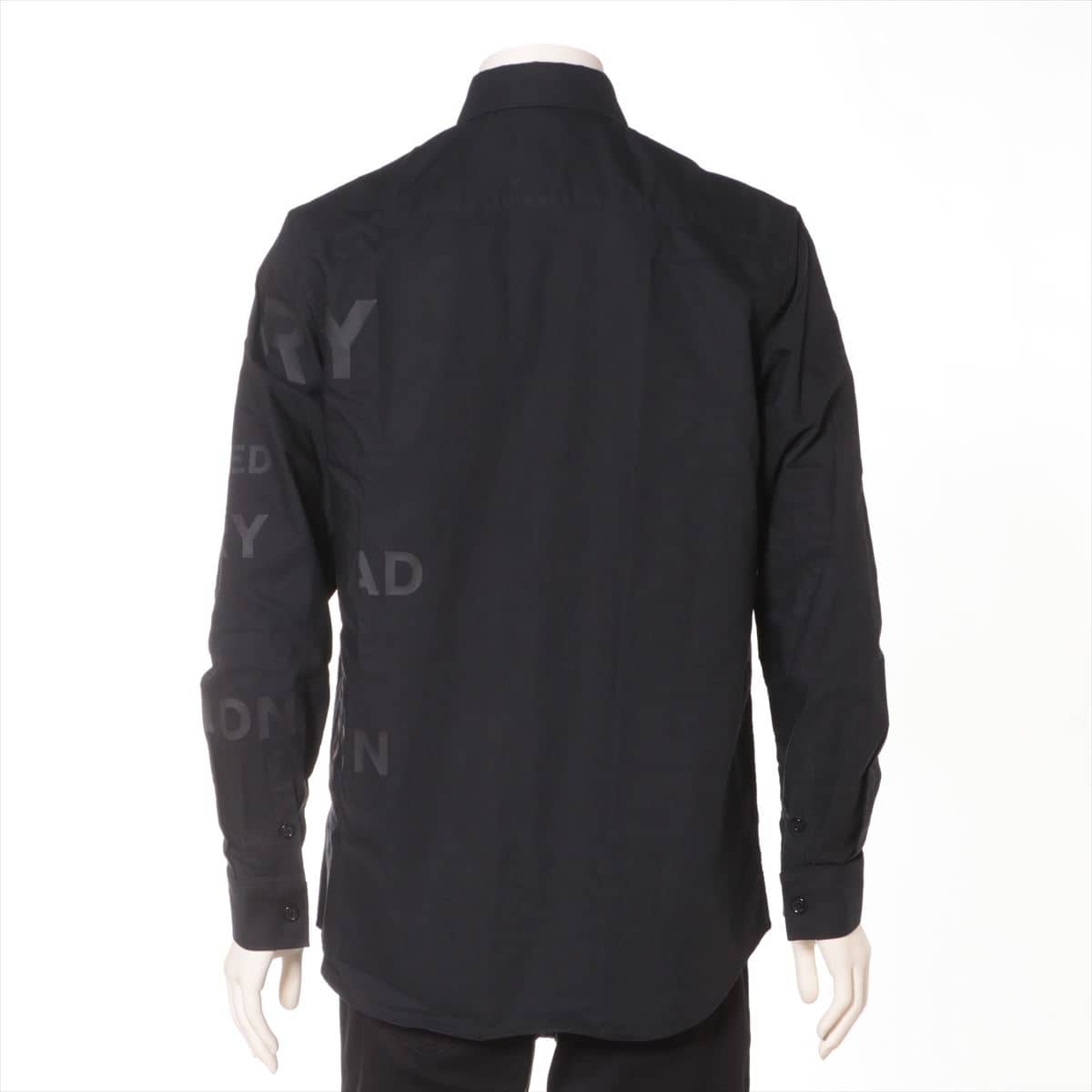 Burberry Horse ferry Cotton Shirt XS Men's Black  Tissi period