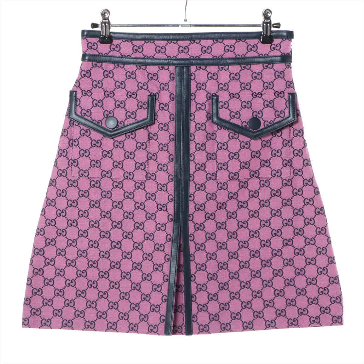 Gucci Cotton & polyester Skirt 38 Ladies' Pink  657839