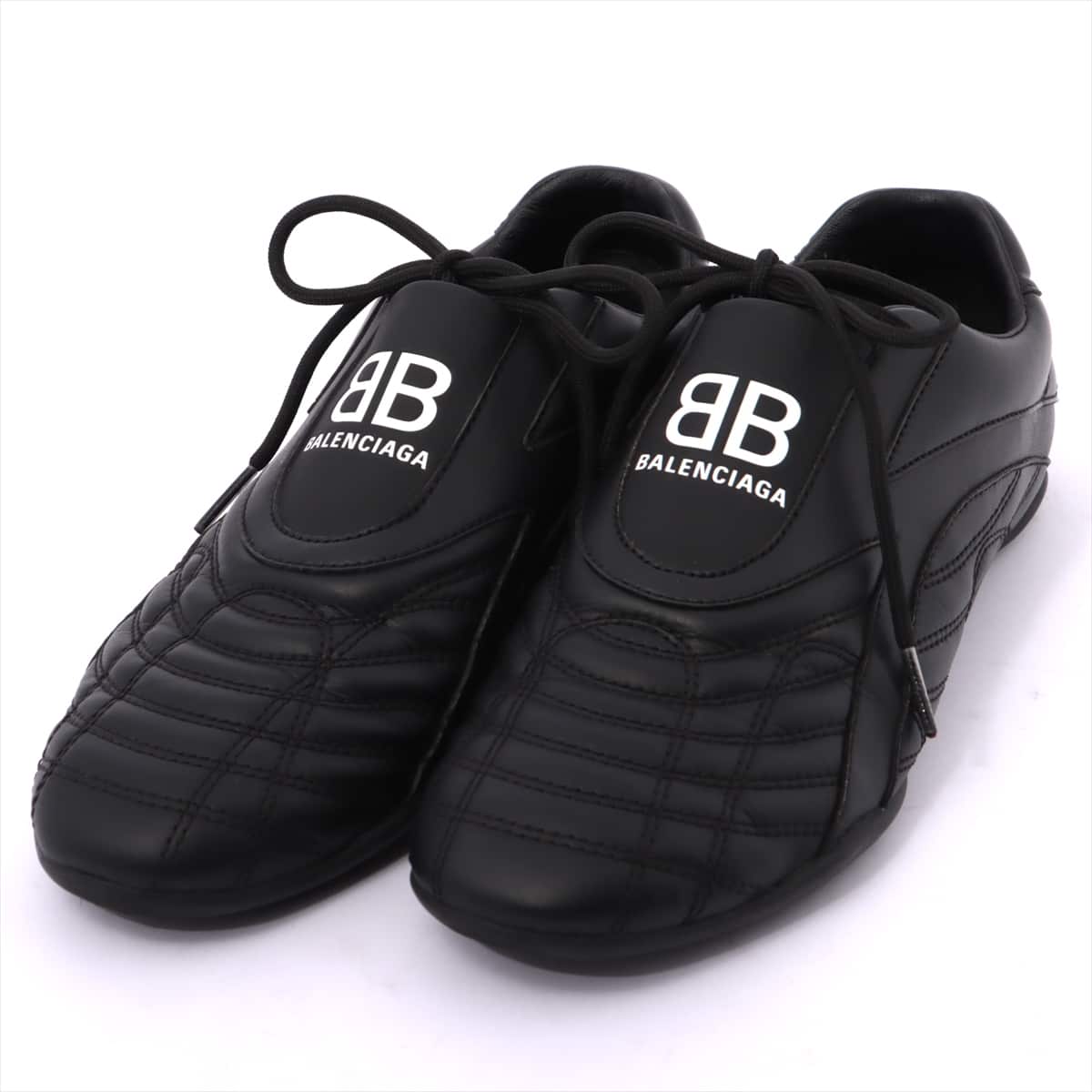 Balenciaga Leather Sneakers 37 Ladies' Black