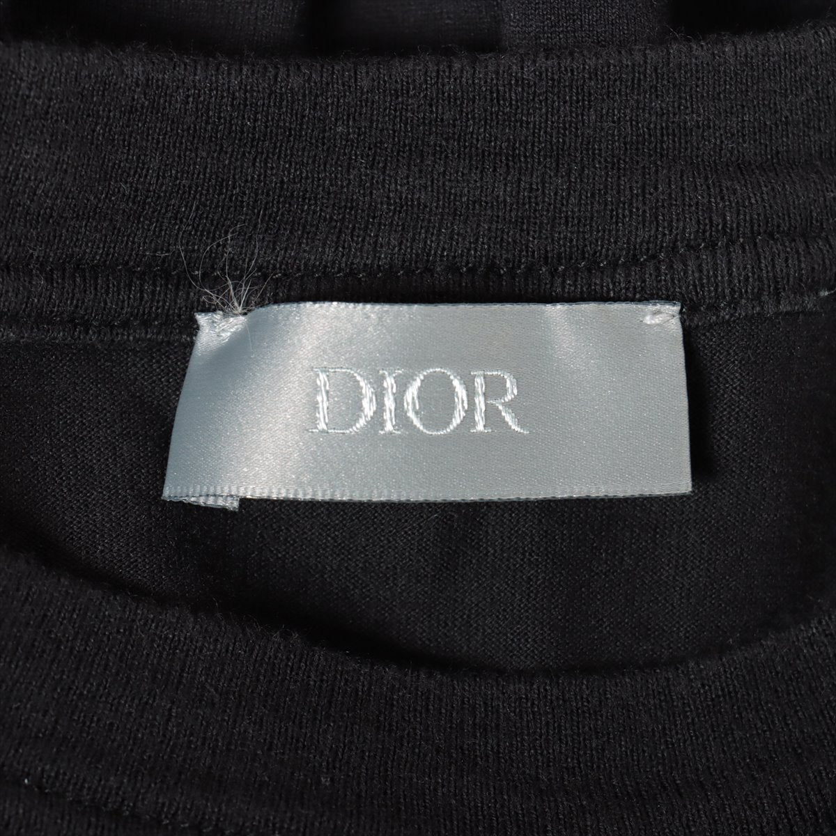 Dior Cotton T-shirt XXS Men's Black  043J615A0589 ATELIER