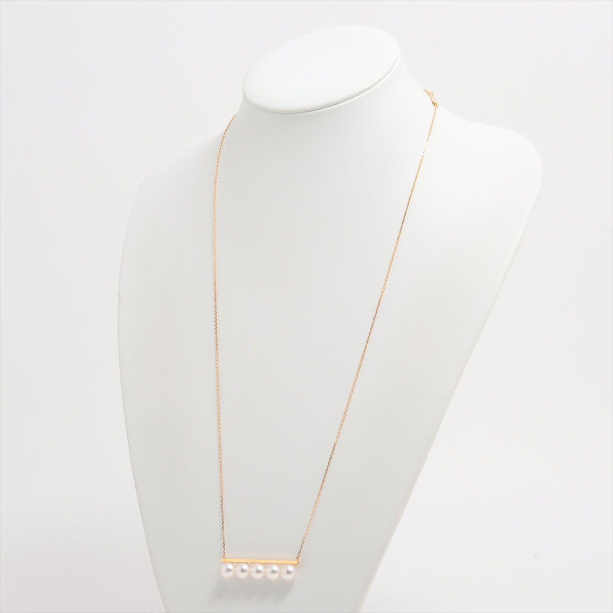 TASAKI Balance Signature Pearl Necklace 750(YG) 12.3g Approx. 8.5 mm