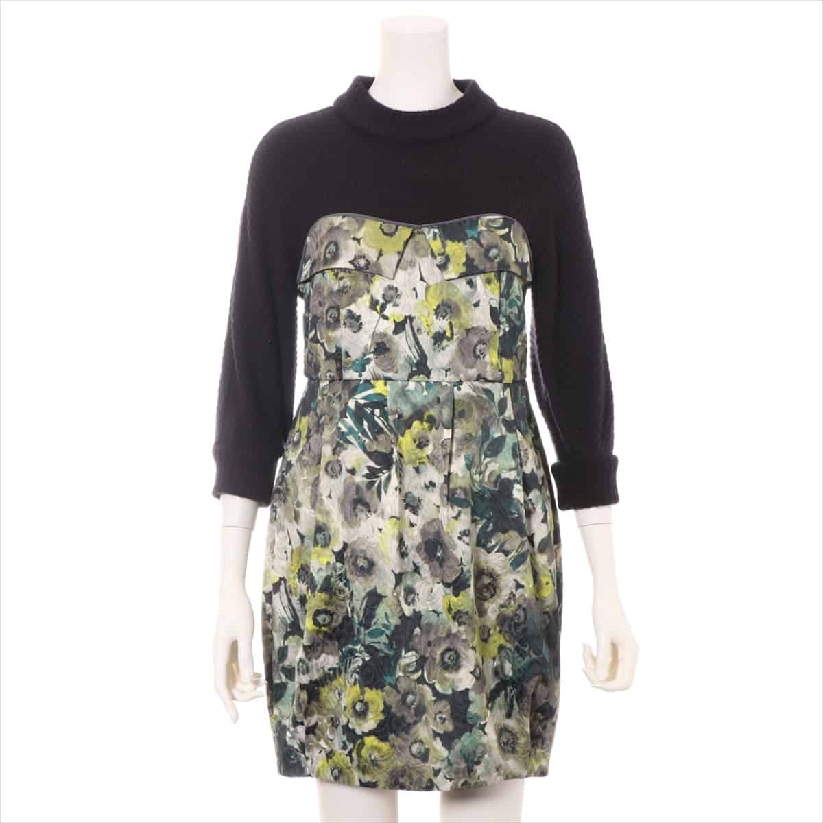 JILLSTUART Polyester Dress S Ladies' Black switching