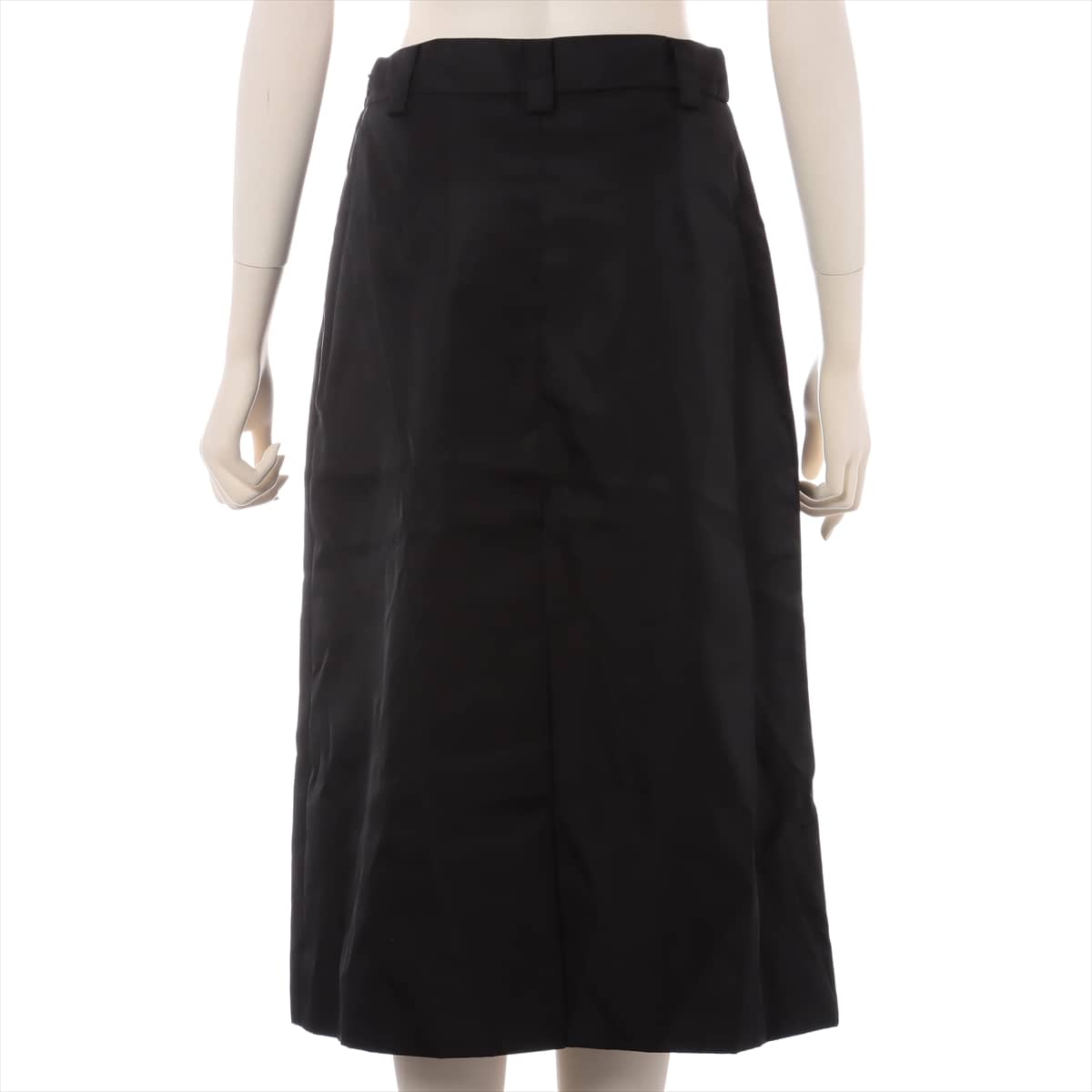 Prada 20 years Nylon Skirt 36 Ladies' Black  Re Nylon gabardine with belt and pouch
