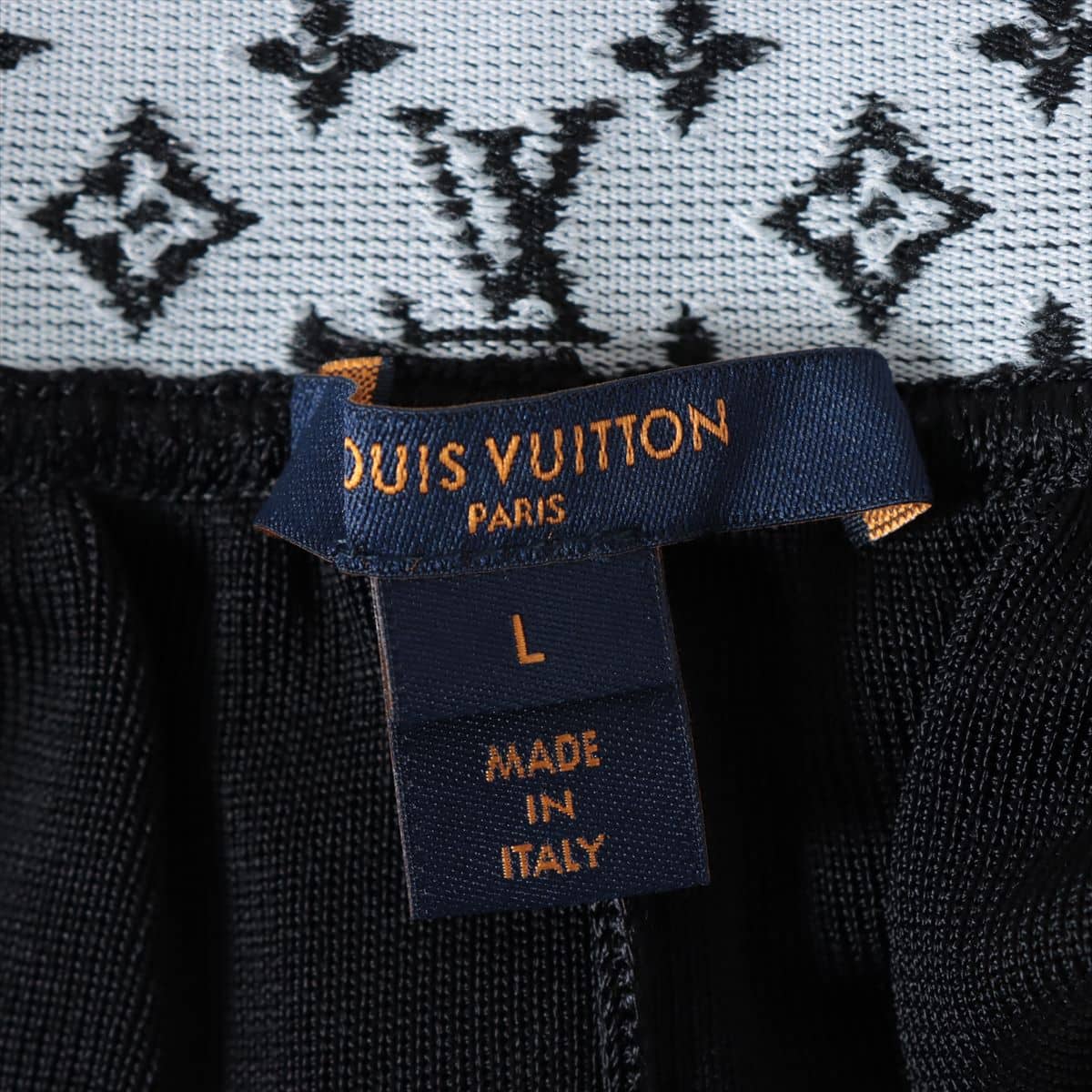 Louis Vuitton 20 years Rayon × Silk Track pants L Ladies' Black  RW202W