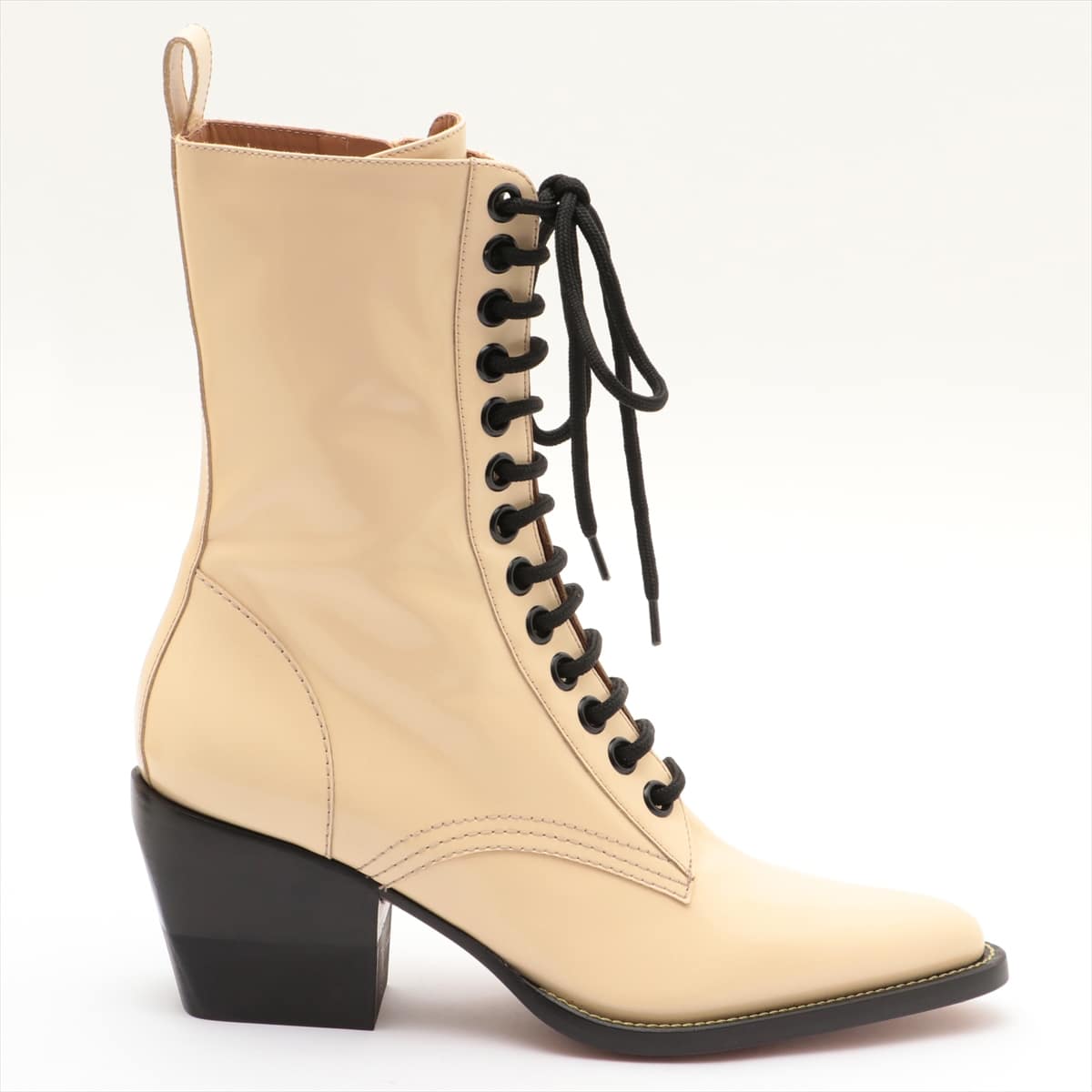 Chloe Leather Boots 39 Ladies' Yellow