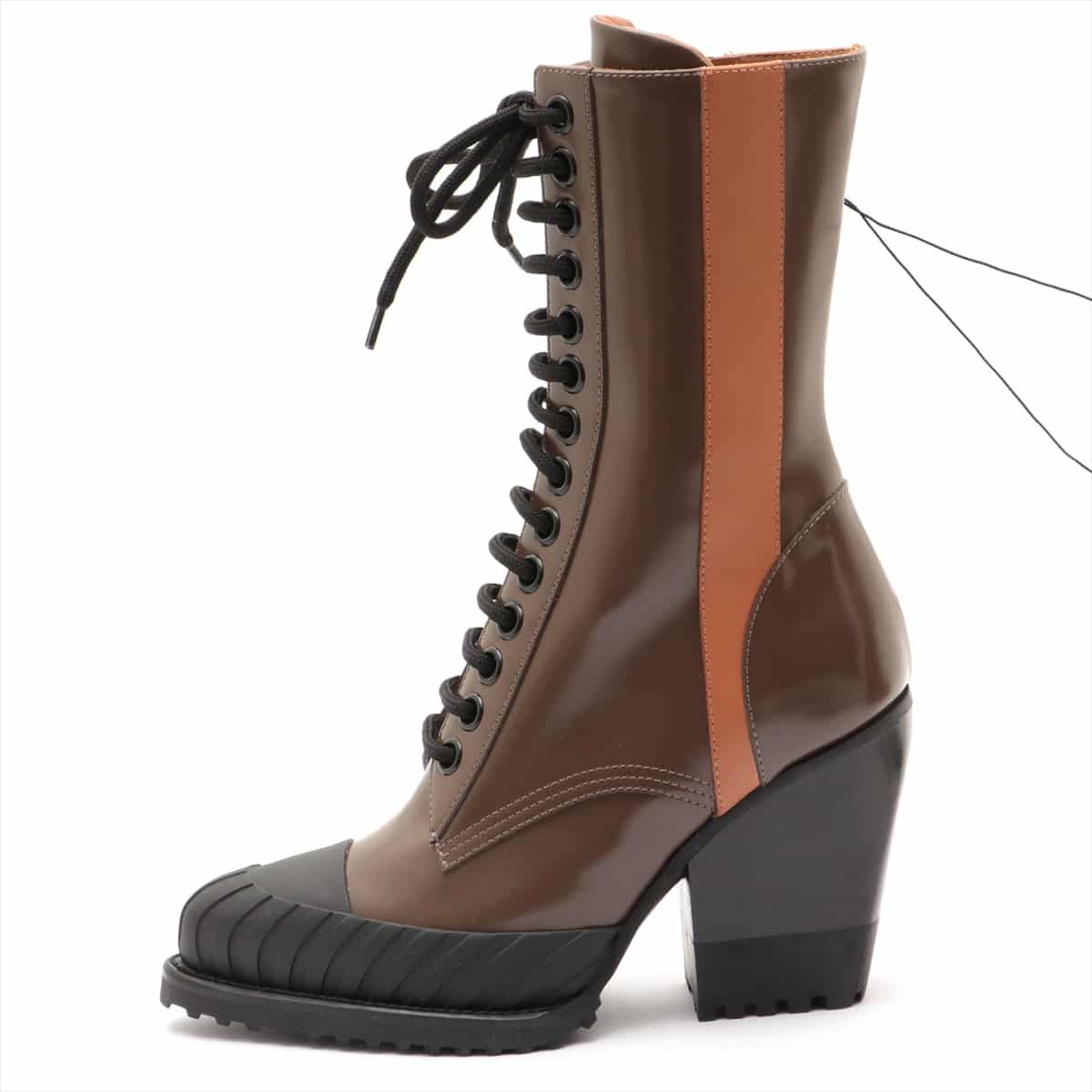 Chloe Leather Boots 36 Ladies' Brown