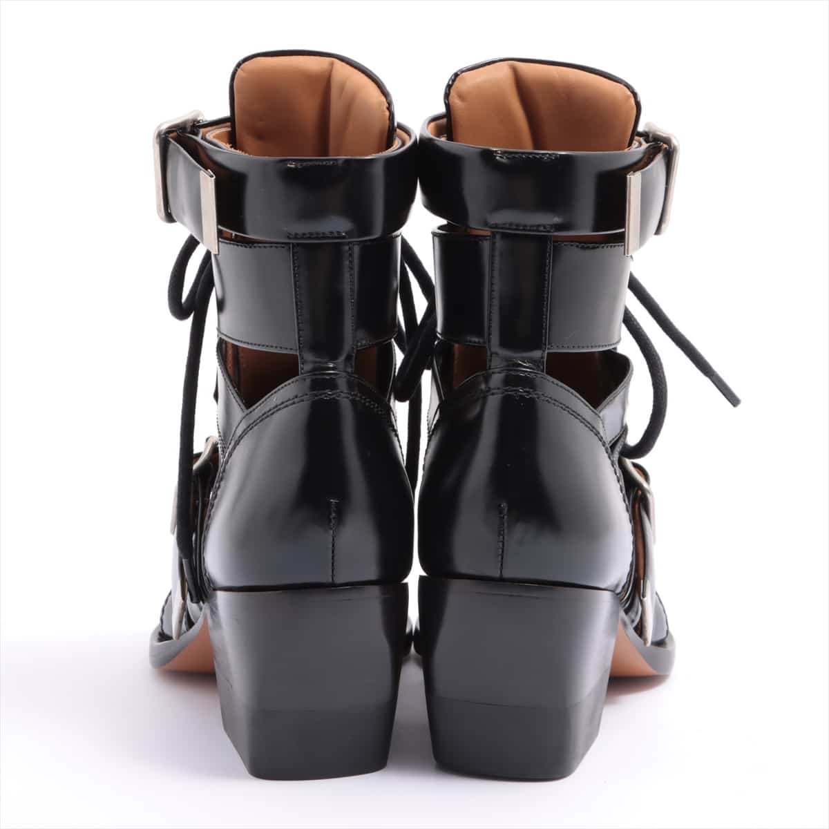 Chloe RYLEE Leather Boots 35.5 Ladies' Black
