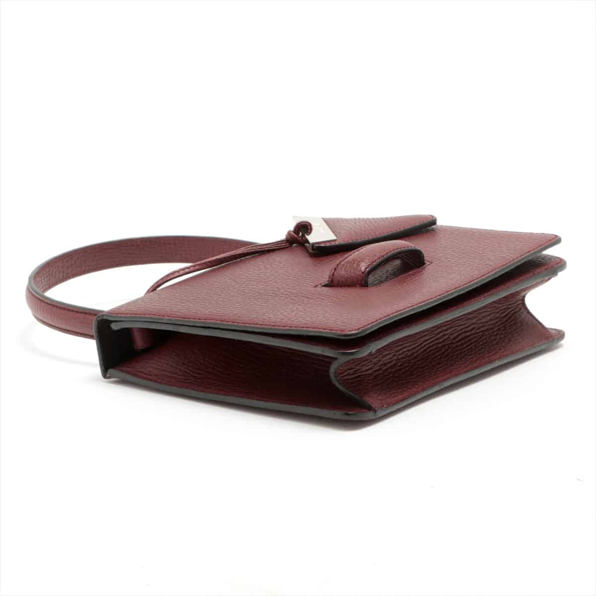 Loewe Barcelona Leather 2way handbag Bordeaux