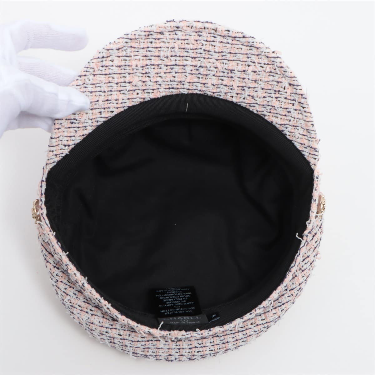 Chanel Cap Cotton & polyester Pink