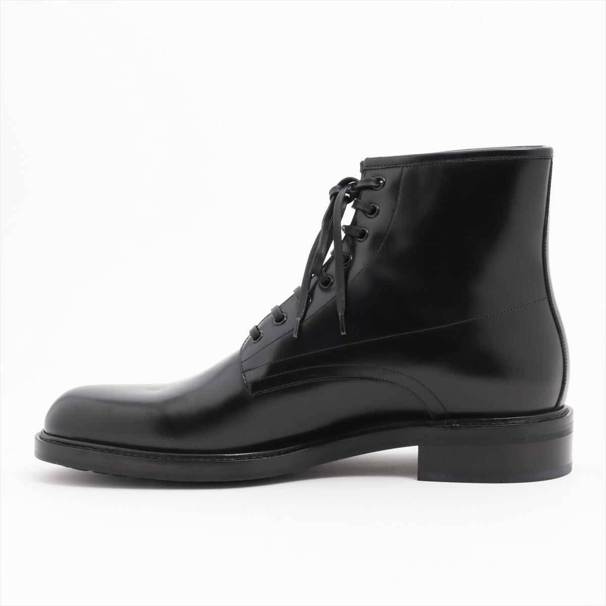 Louis Vuitton 16 years Leather Boots 9 1/2M Men's Black DI1106 Replacement Laces Included
