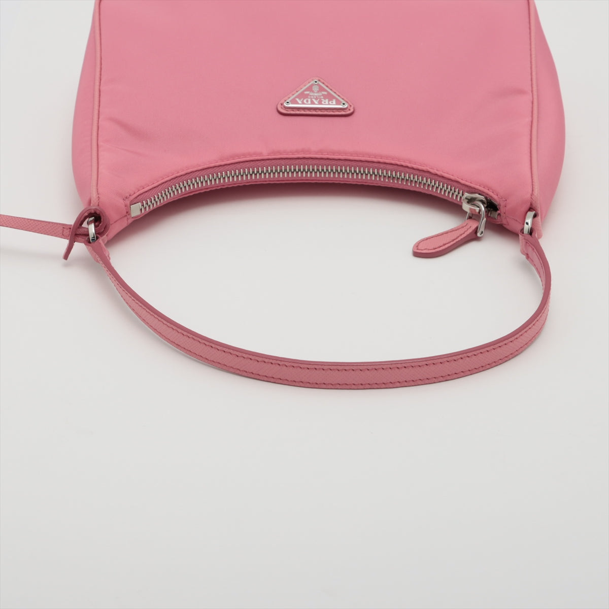 Prada Tessuto & saffiano Handbag Pink 1NE204
