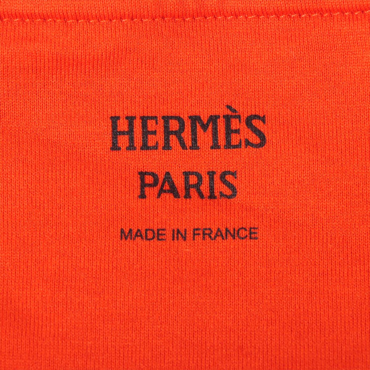 Hermès Cotton T-shirt 34 Ladies' Orange