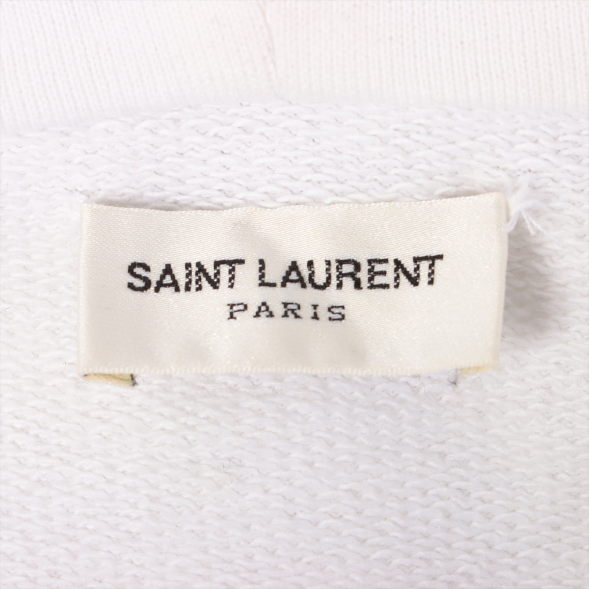 Saint Laurent Paris 20 years Cotton Parker M Men's White  464581