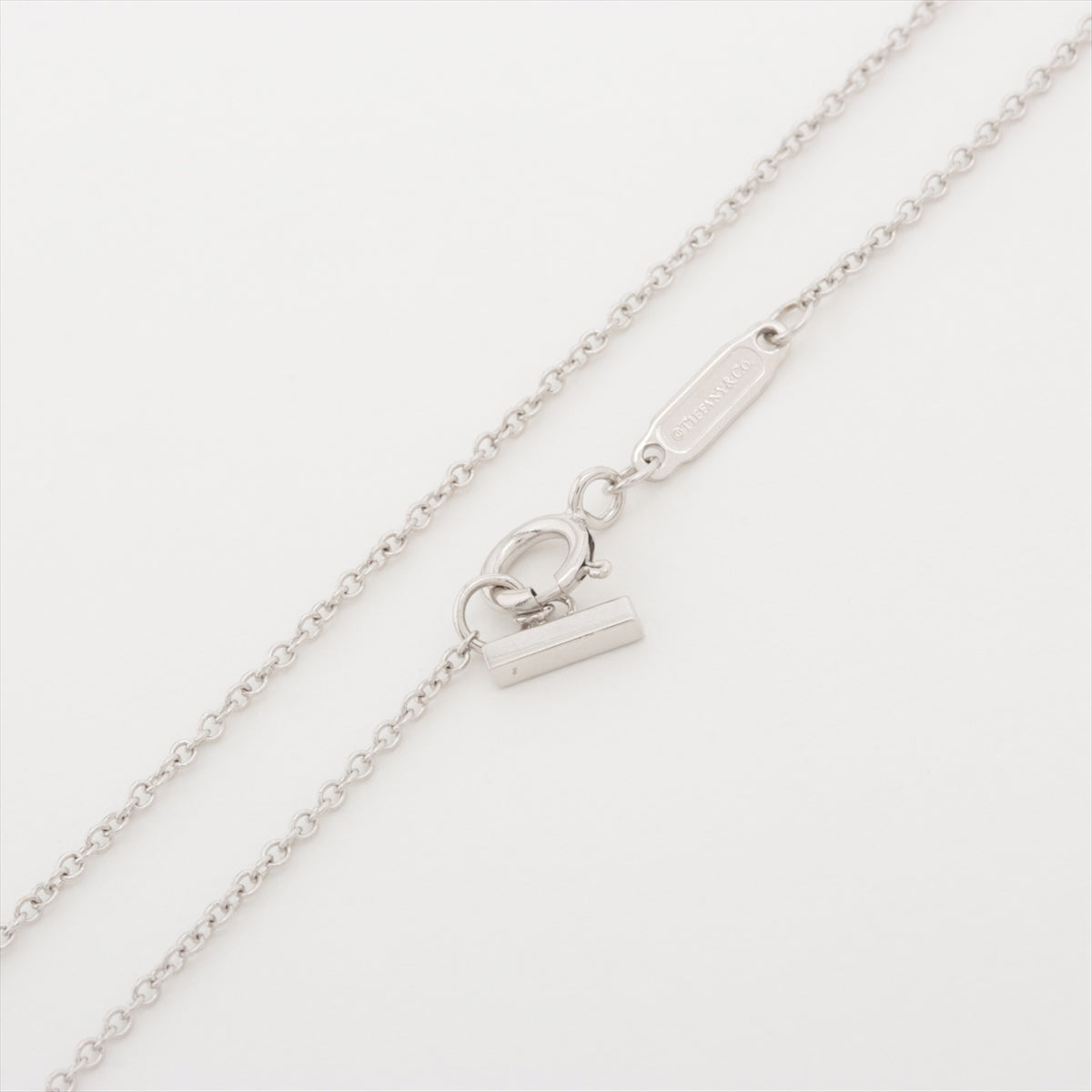 Tiffany T Smile Mini Necklace 750(WG) 3.0g