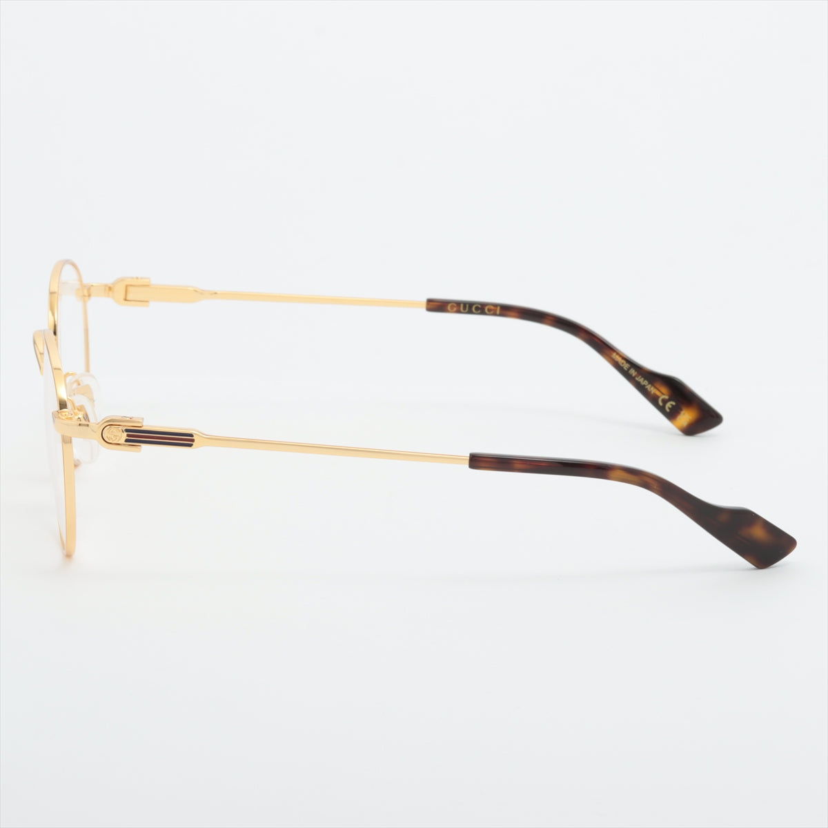 Gucci Glasses GP x resin Gold Wears  demo lens GG1220