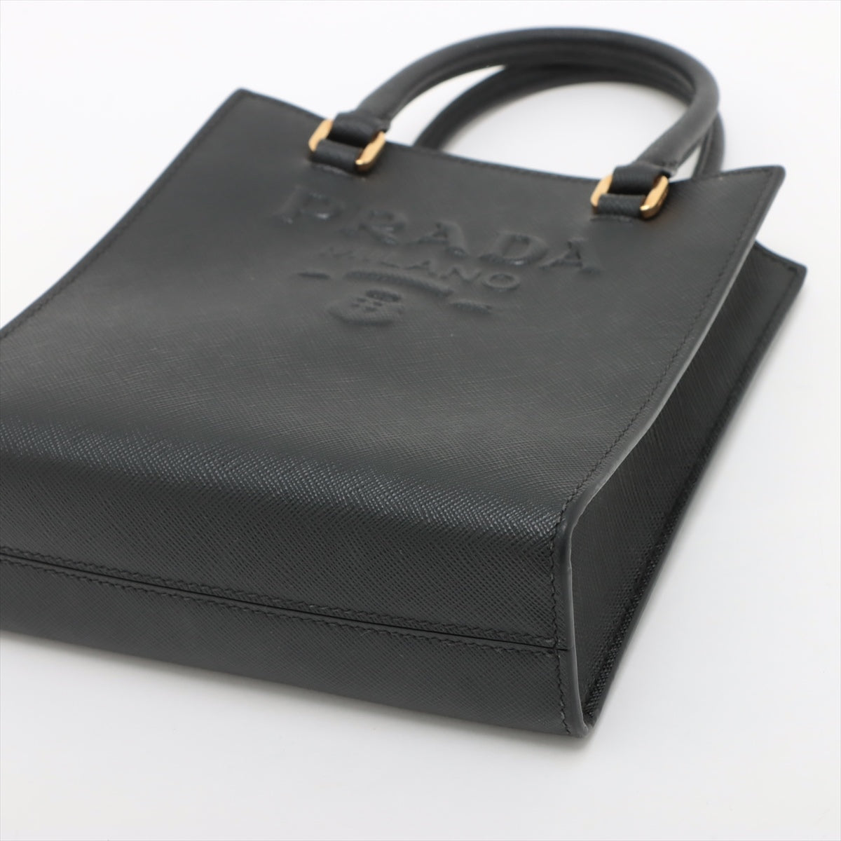 Prada Saffiano Tote Bag Black Without strap
