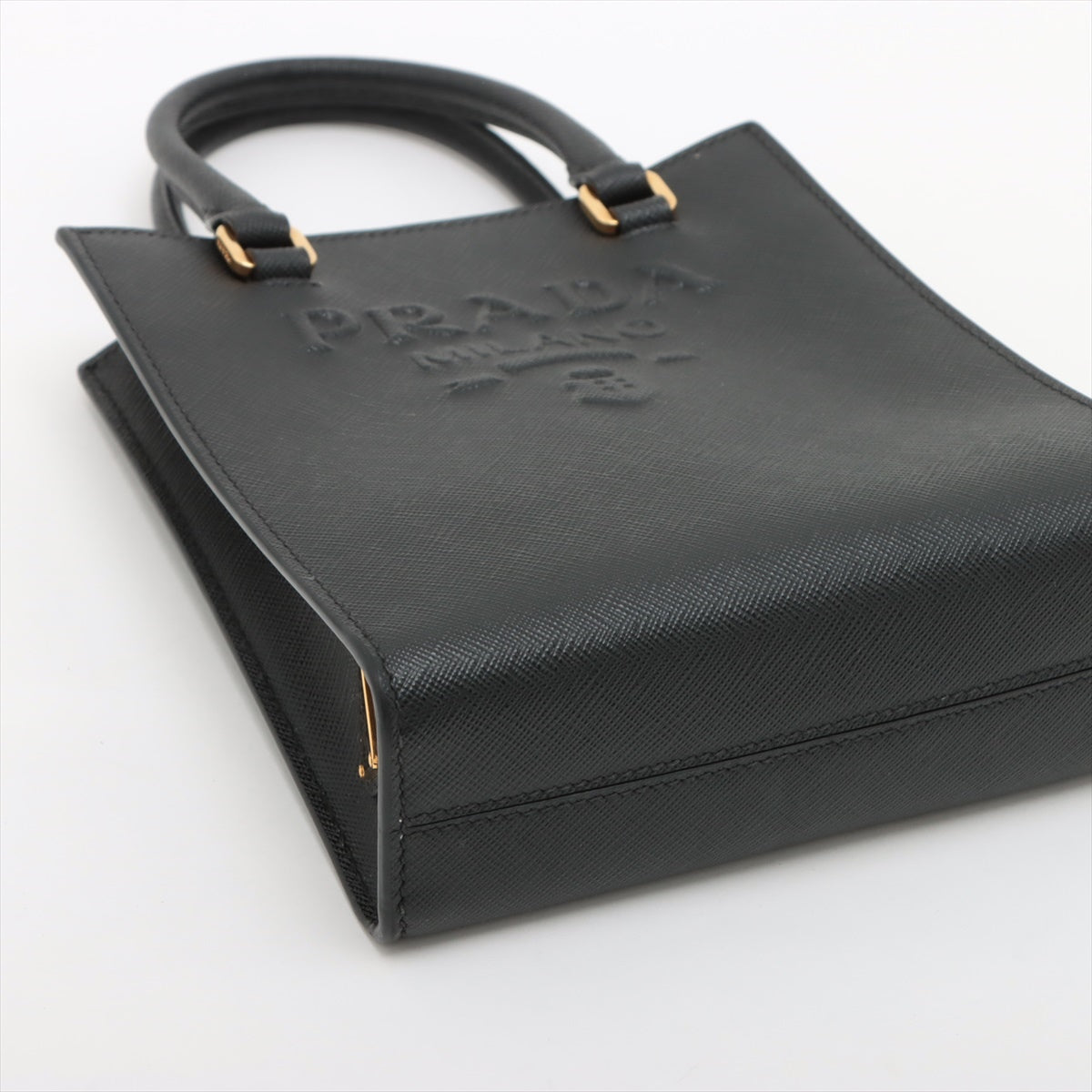 Prada Saffiano Tote Bag Black Without strap